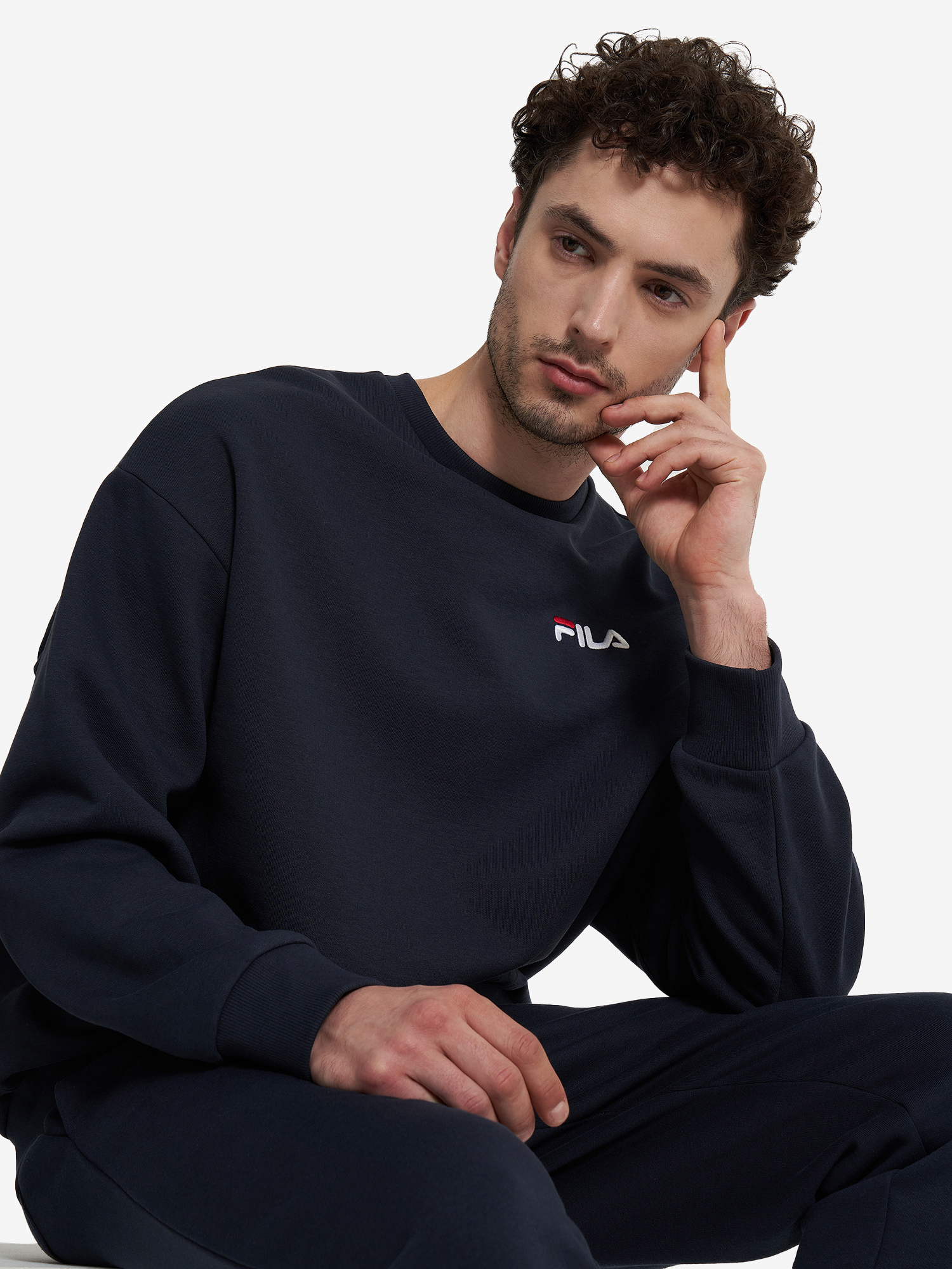

Свитшот мужской оверсайз FILA, Синий