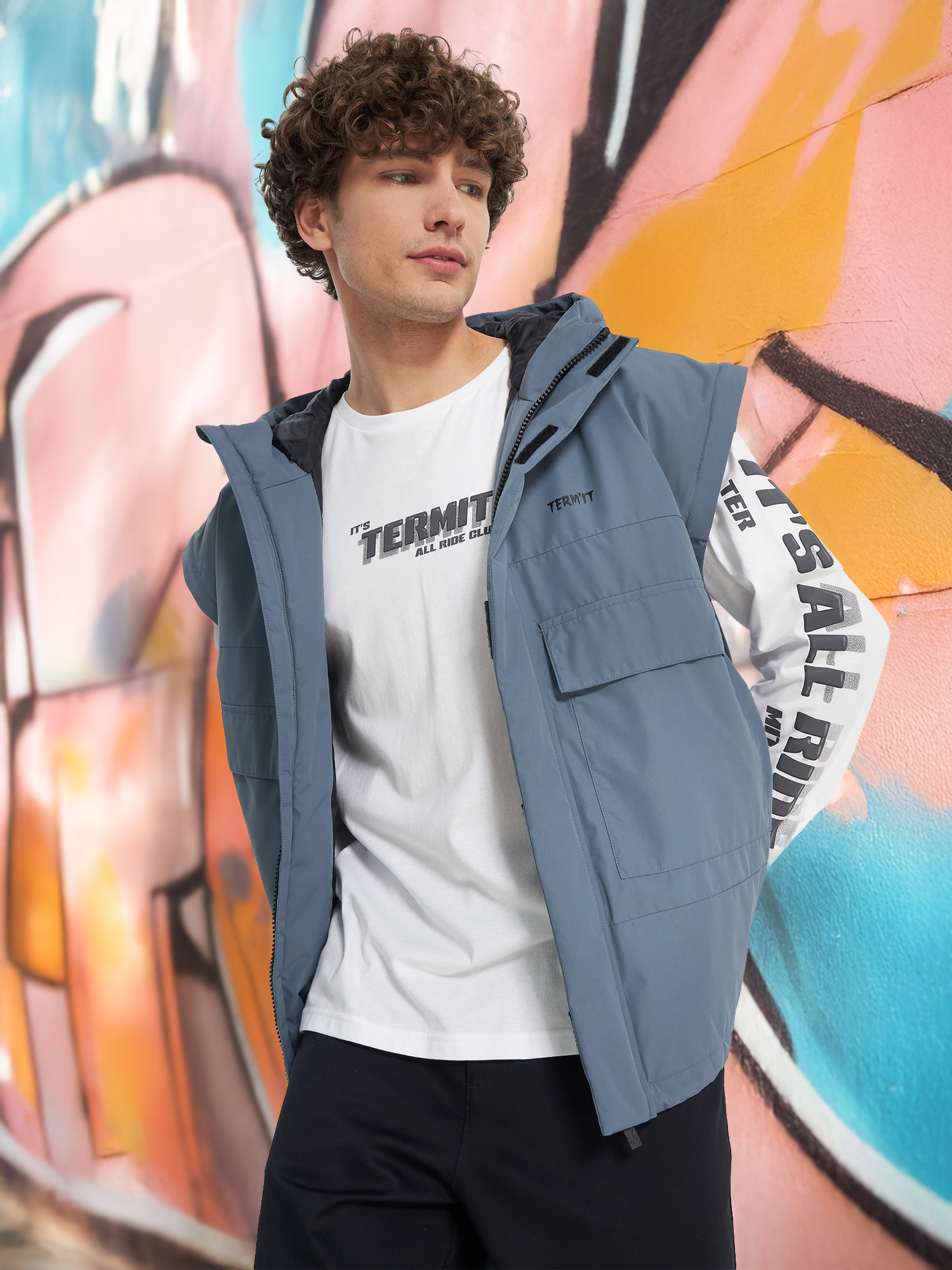 Куртка-жилетка утепленная мужская Termit Серый 7999₽