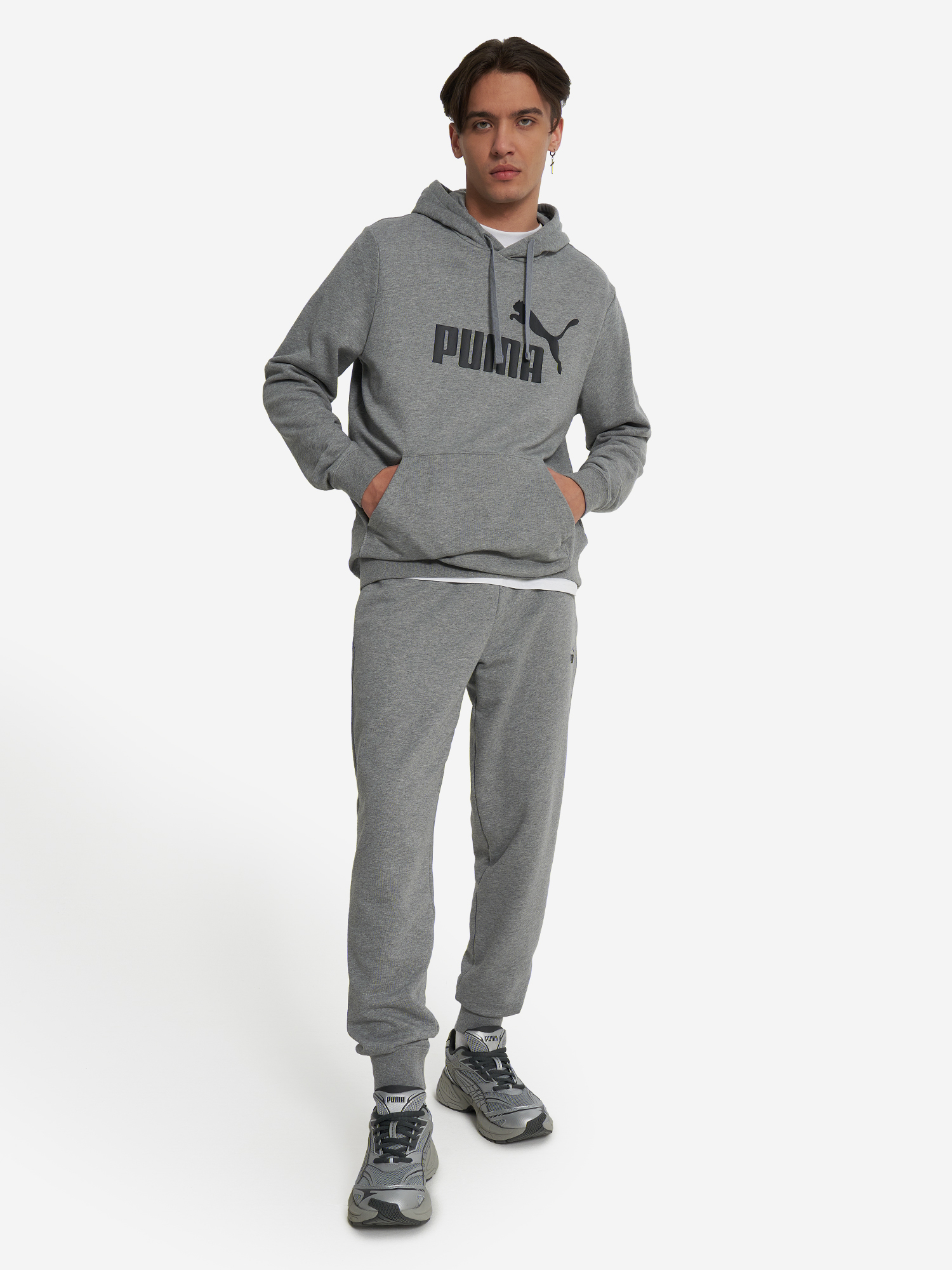 фото Худи мужское puma, серый