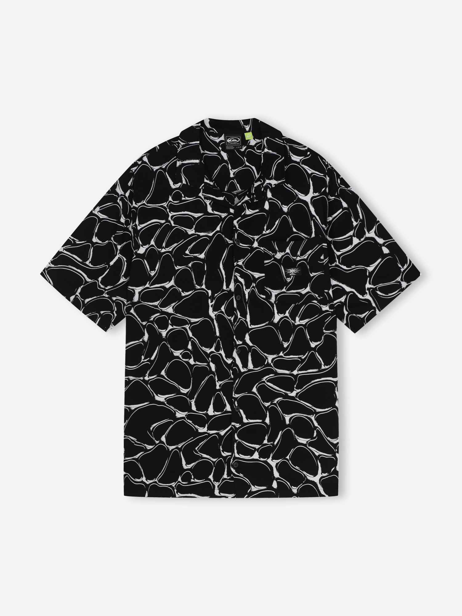 Рубашка с коротким рукавом Quiksilver Mercury Chrome, черный, арт. eqywt04626q02-kvj6