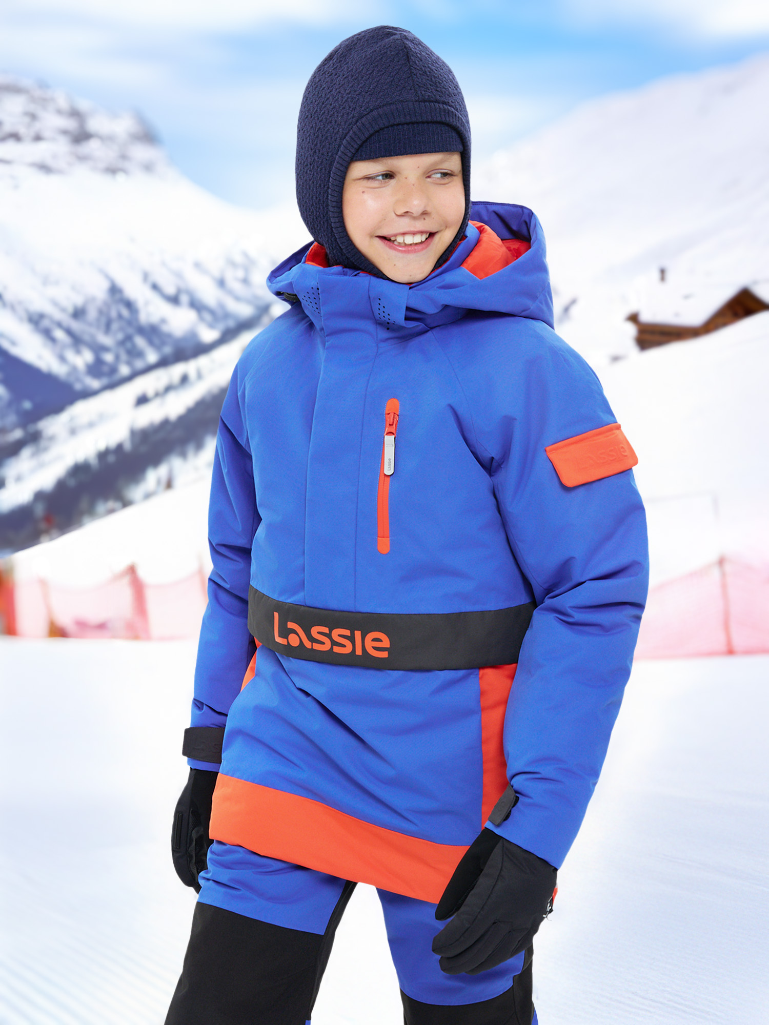 Куртка утепленная для мальчиков Lassie Stigerbreen, синий, арт. 73105408l10-6670