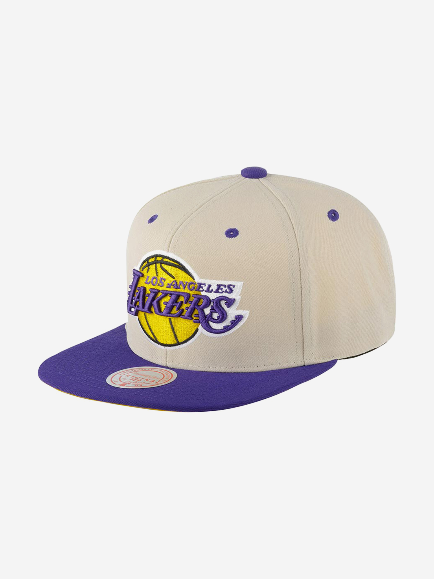 

Бейсболка с прямым козырьком MITCHELL NESS 6HSSLD21078-LALOFWH Los Angeles Lakers NBA (белый), Белый