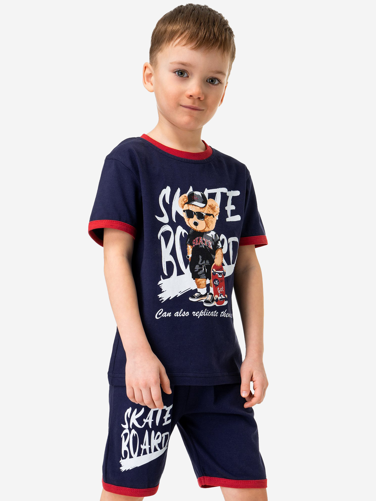 

Костюм для мальчиков с шортами Bonito kids, Синий