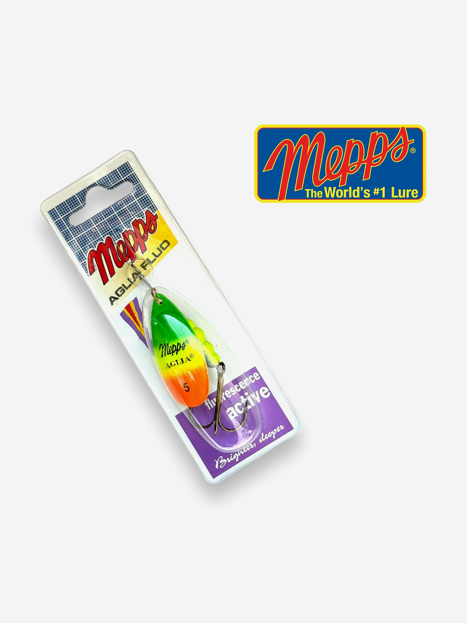 

Блесна вращающаяся MEPPS Aglia OR/TIGER №5 13 г. Приманка на щуку, окуня, форель, Мультицвет