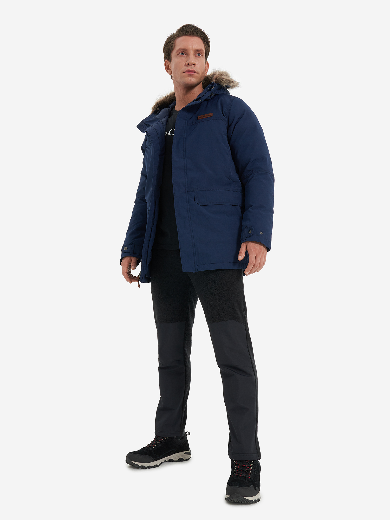 Куртка утепленная мужская Columbia Marquam Peak II Parka, Синий 2122891CLB-464, размер RUS 48-50 - фото 4