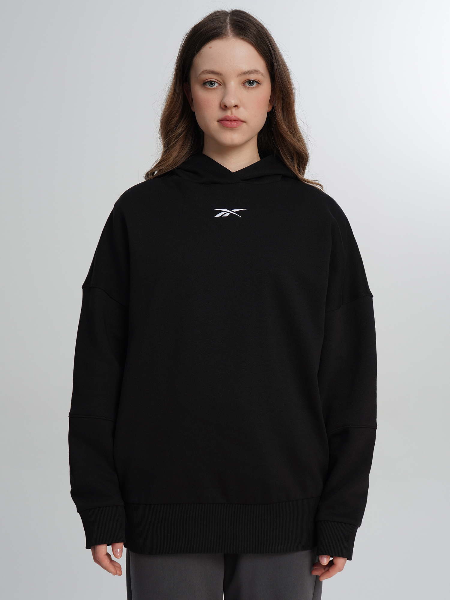 Худи женское Reebok Lux, Черный 2