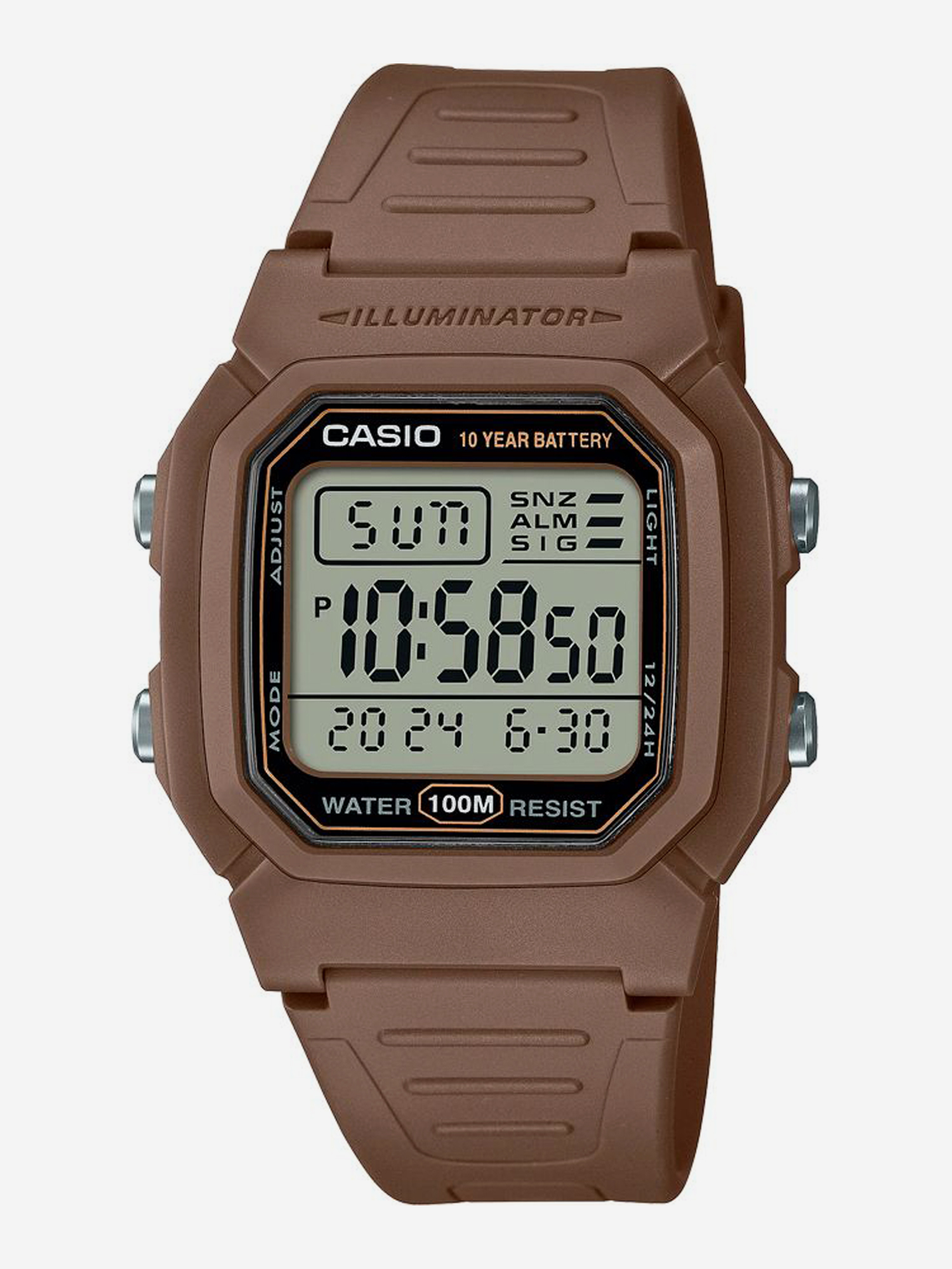 Изображение товара Наручные часы CASIO W-800H-5A, Коричневый