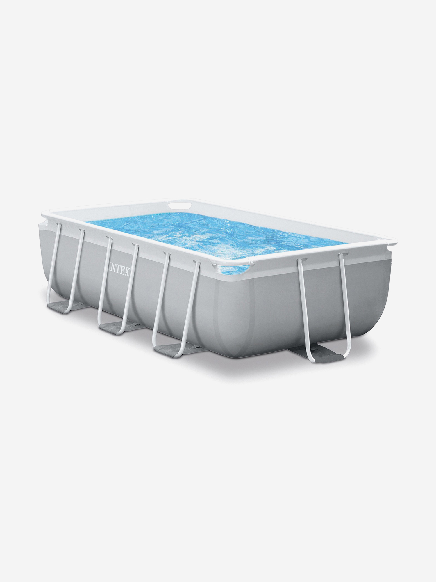 

Бассейн каркасный Intex, 300x175x80 см, фильтр-насос 2006 л/ч, лестница, Серый