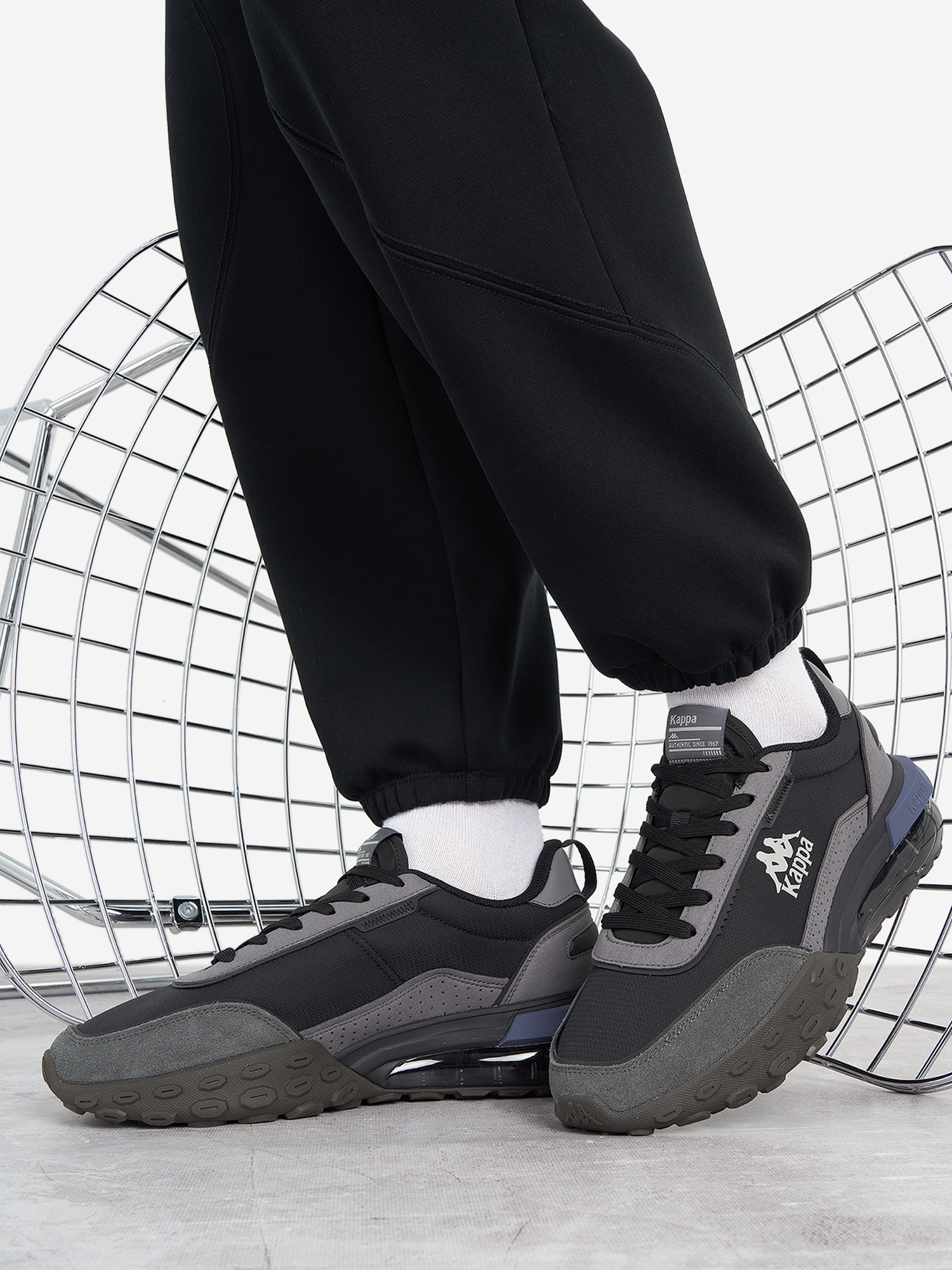 Изображение товара Кроссовки мужские Kappa Robusta стильные, воздушная амортизация, светоотражающие вставки