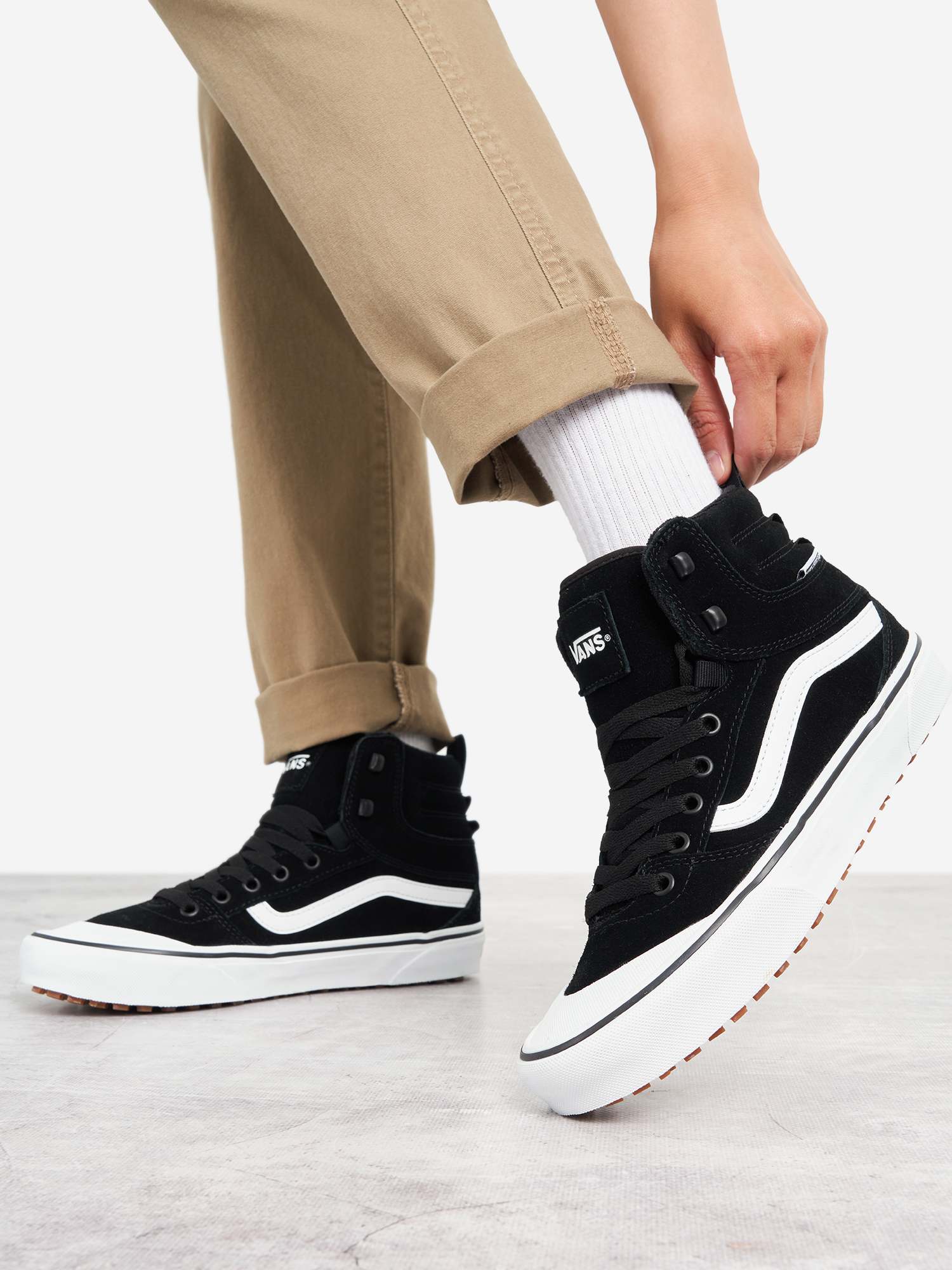 

Кеды женские Vans Ashwood Hi Vansguard, Черный