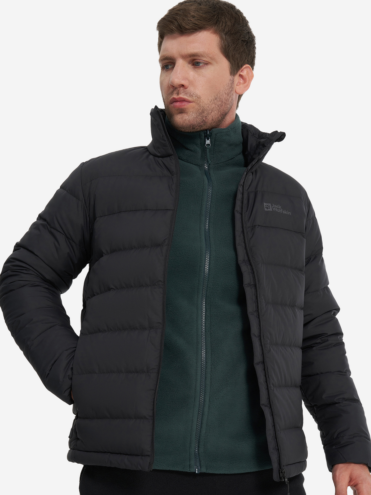 Изображение товара Мужской пуховик Jack Wolfskin Ather с утеплителем натуральным пухом Изображение товара Мужской пуховик Jack Wolfskin Ather с утеплителем натуральным пухом
