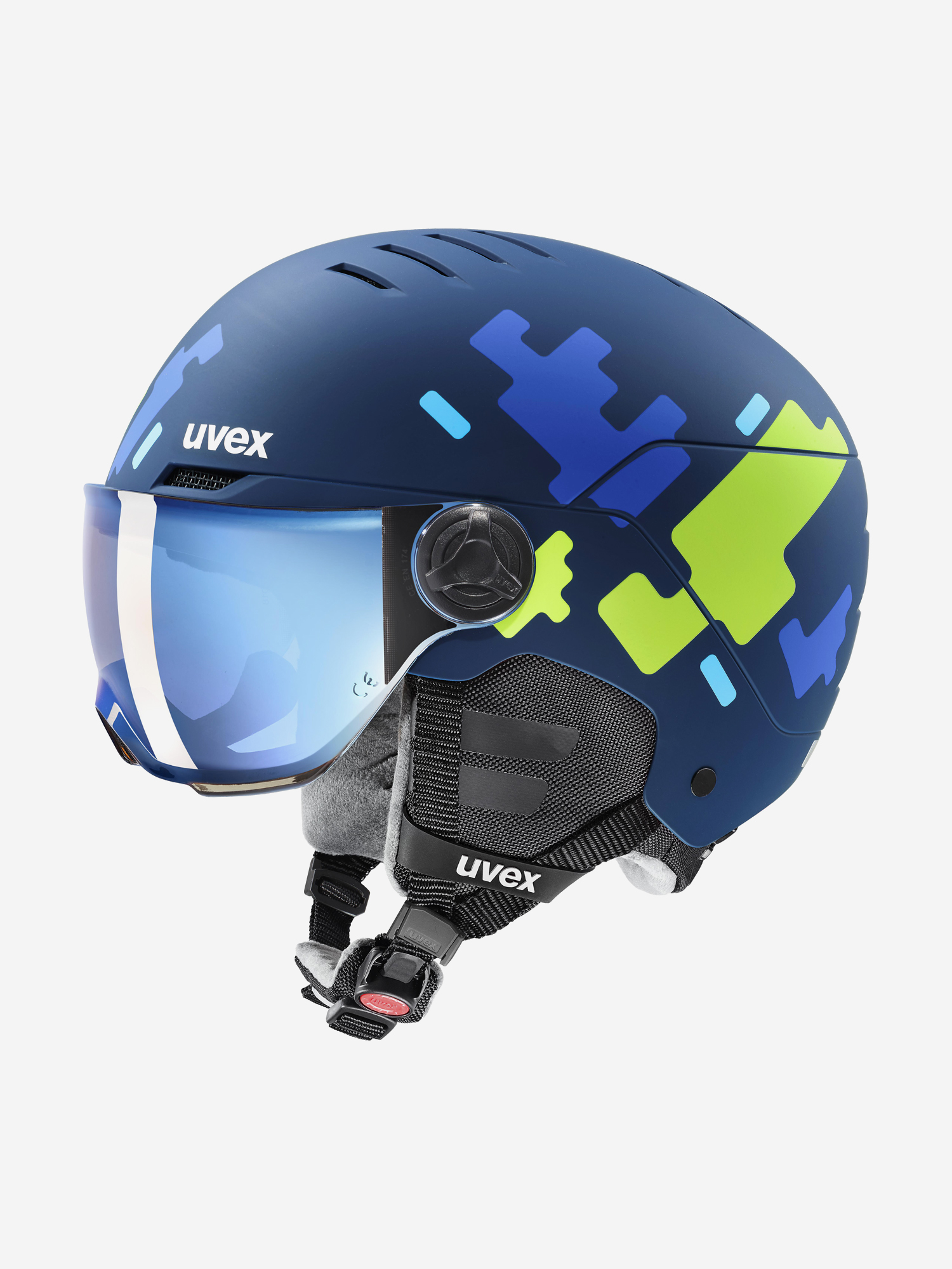 

Шлем детский Uvex Rocket Visor, Синий