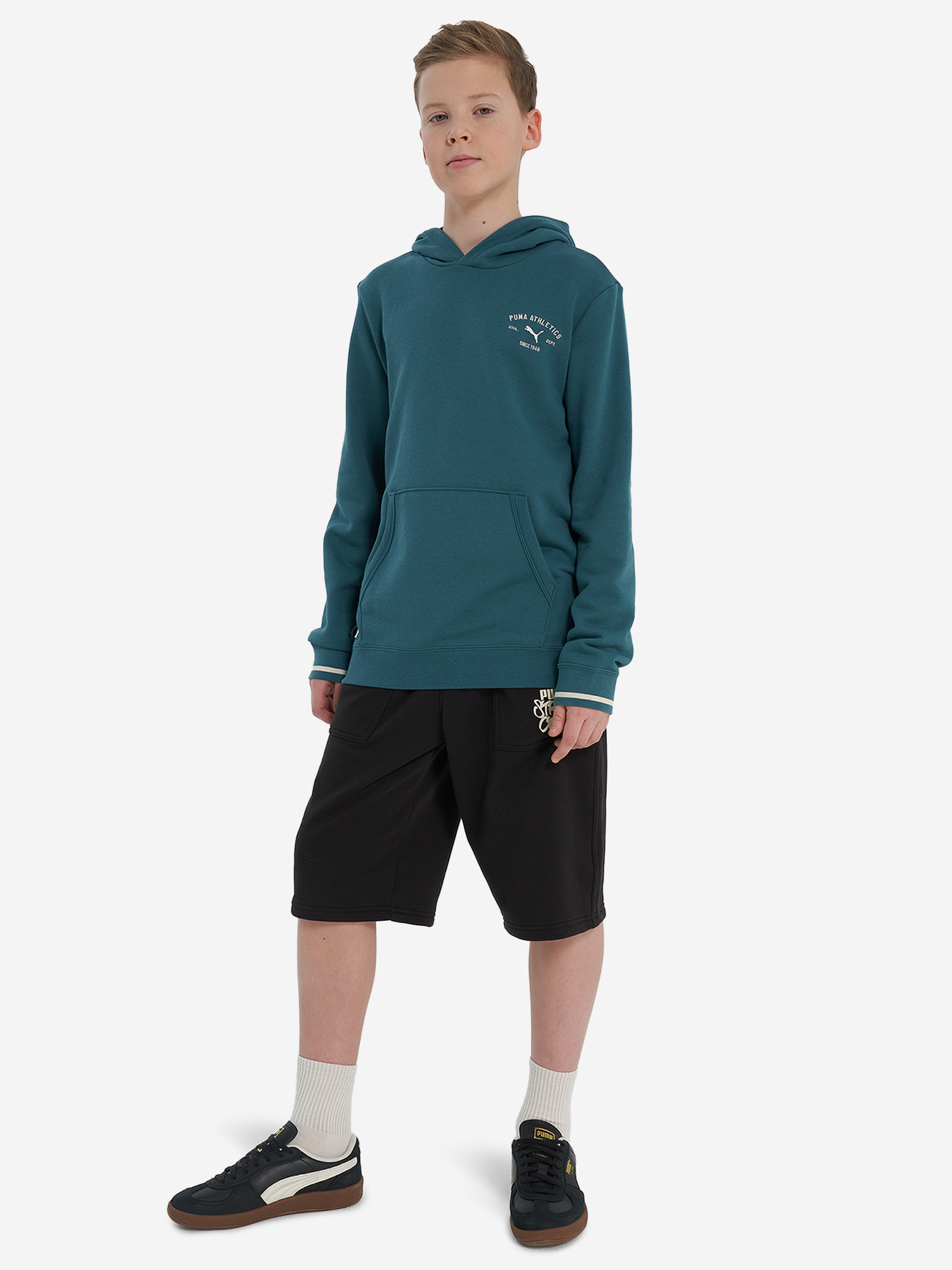 Худи для мальчиков PUMA Class, Синий 4