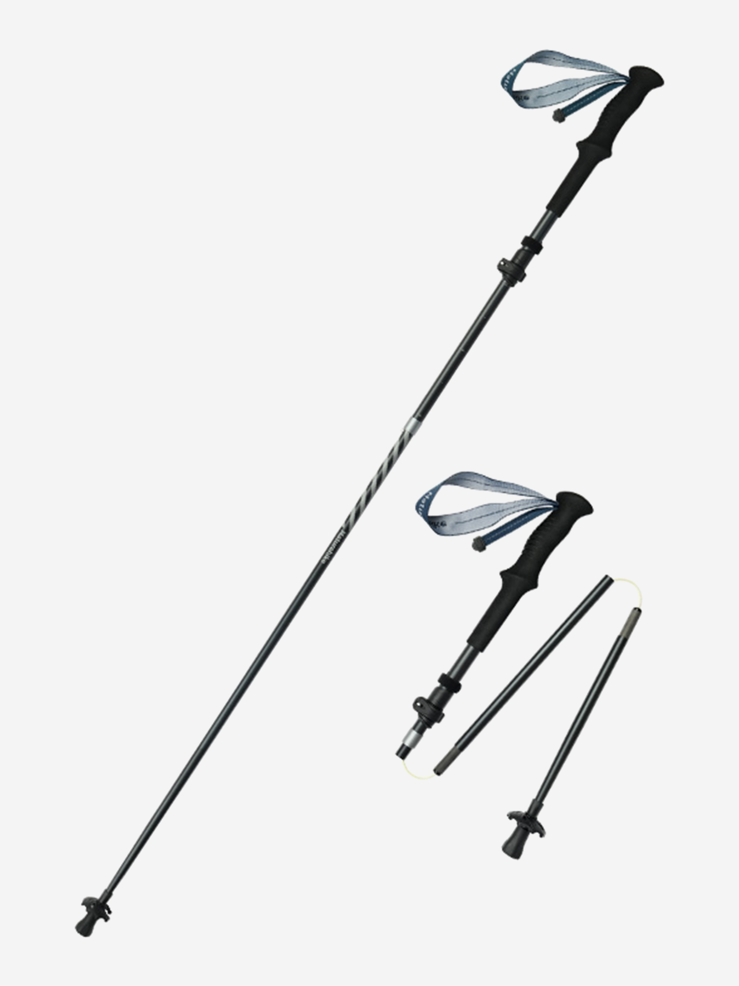 

Палки треккинговые Naturehike Gale Pro, Серый