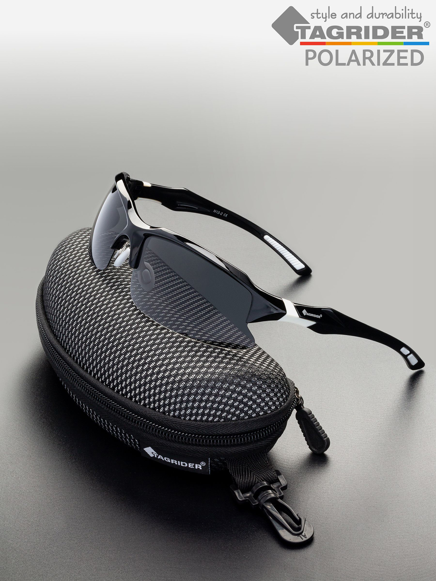 Изображение товара Очки поляризационные солнцезащитные для рыбалки Tagrider N12-2 Gray