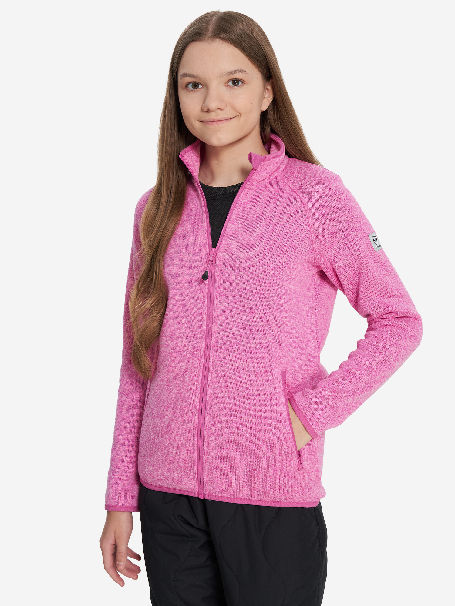 Толстовка для девочек Northland, розовый, арт. 29859