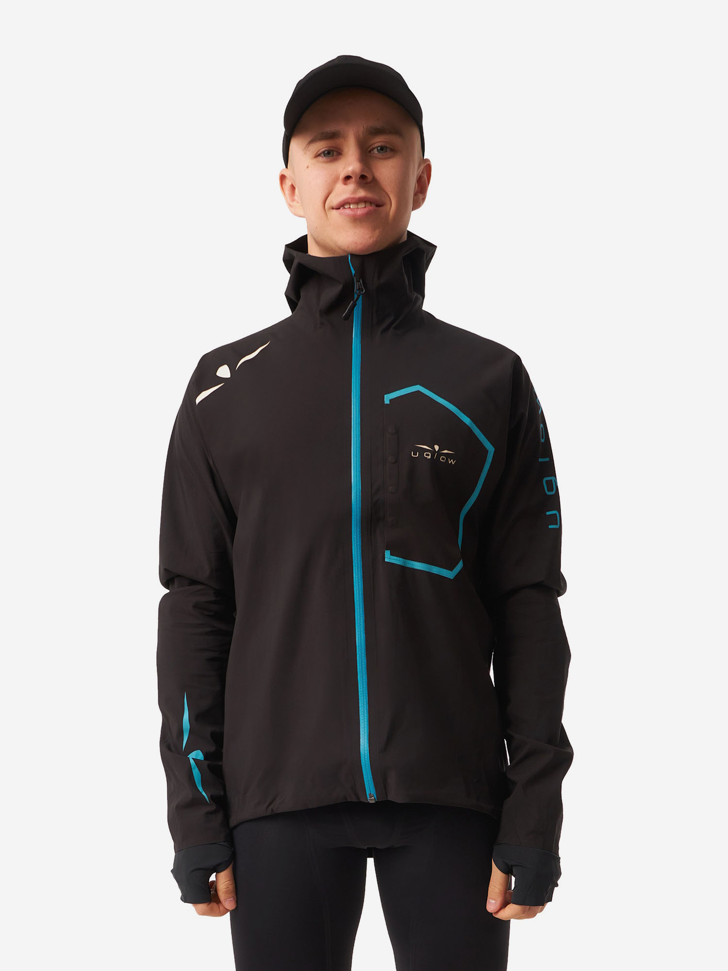 

КУРТКА МУЖСКАЯ RAIN JACKET 25K WR / 35K MVP | BLACK SKYBLUE, Черный