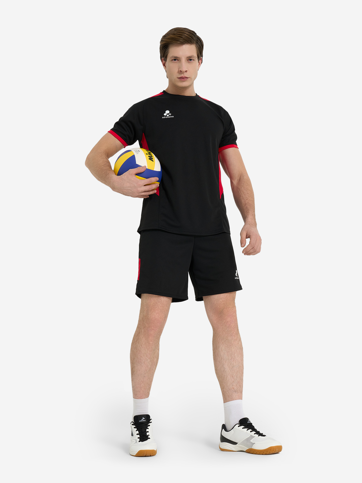 Изображение товара Комплект волейбольной формы мужской +adrenalina 1303 Tommy черный