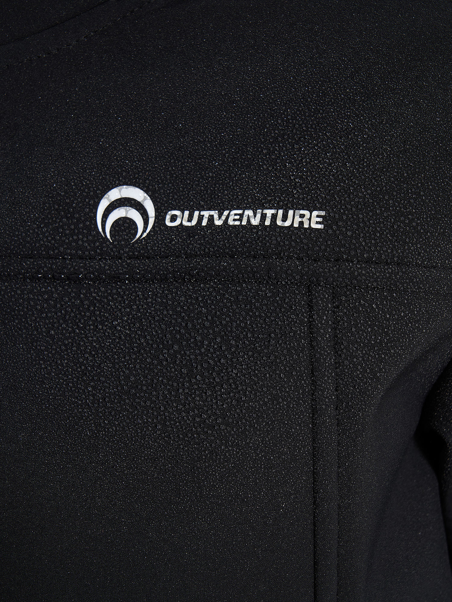 фото Куртка софтшелл для девочек outventure, черный