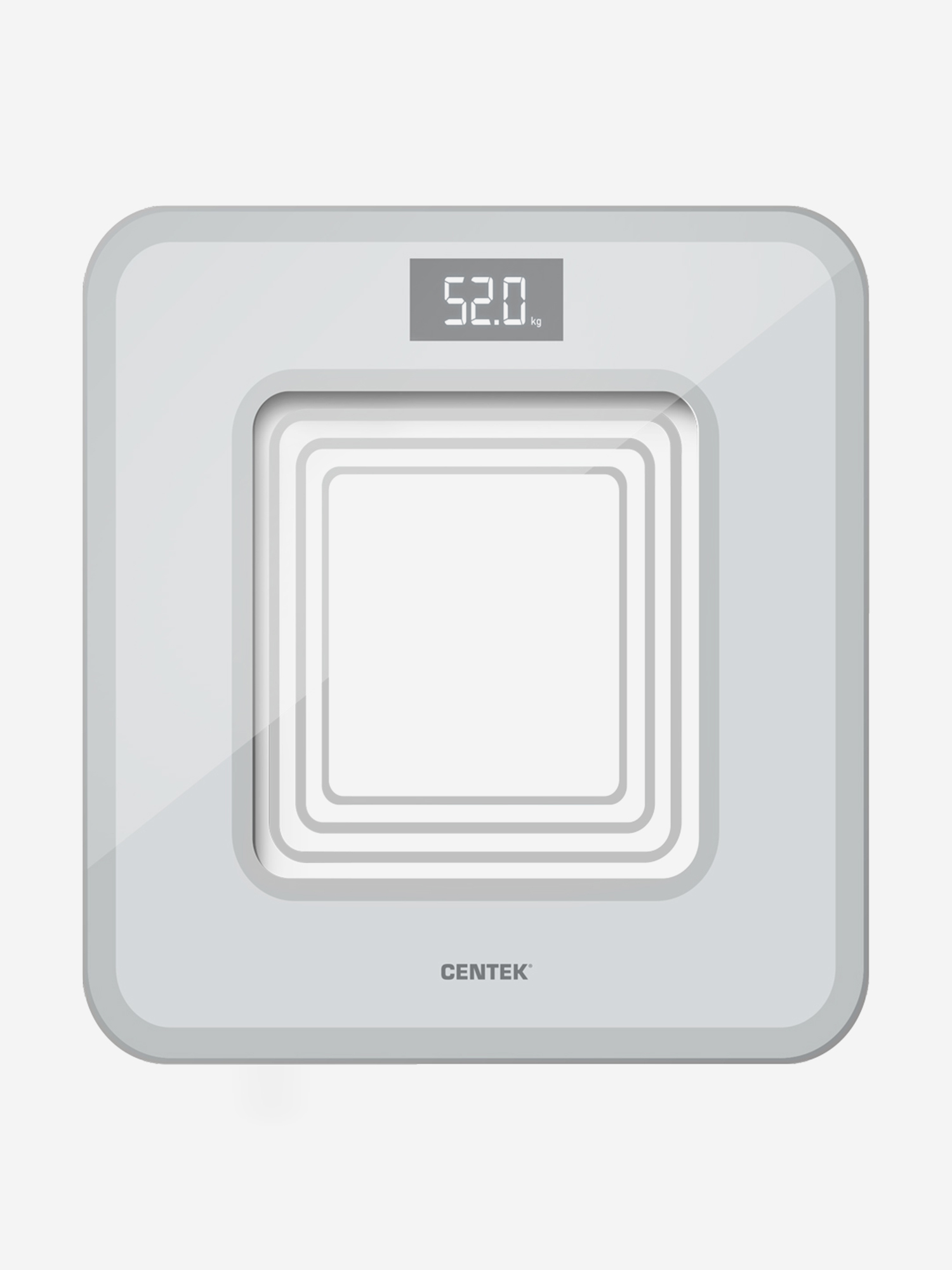 Изображение товара Электронные напольные весы Centek CT-2443 LCD GRAY для точного взвешивания