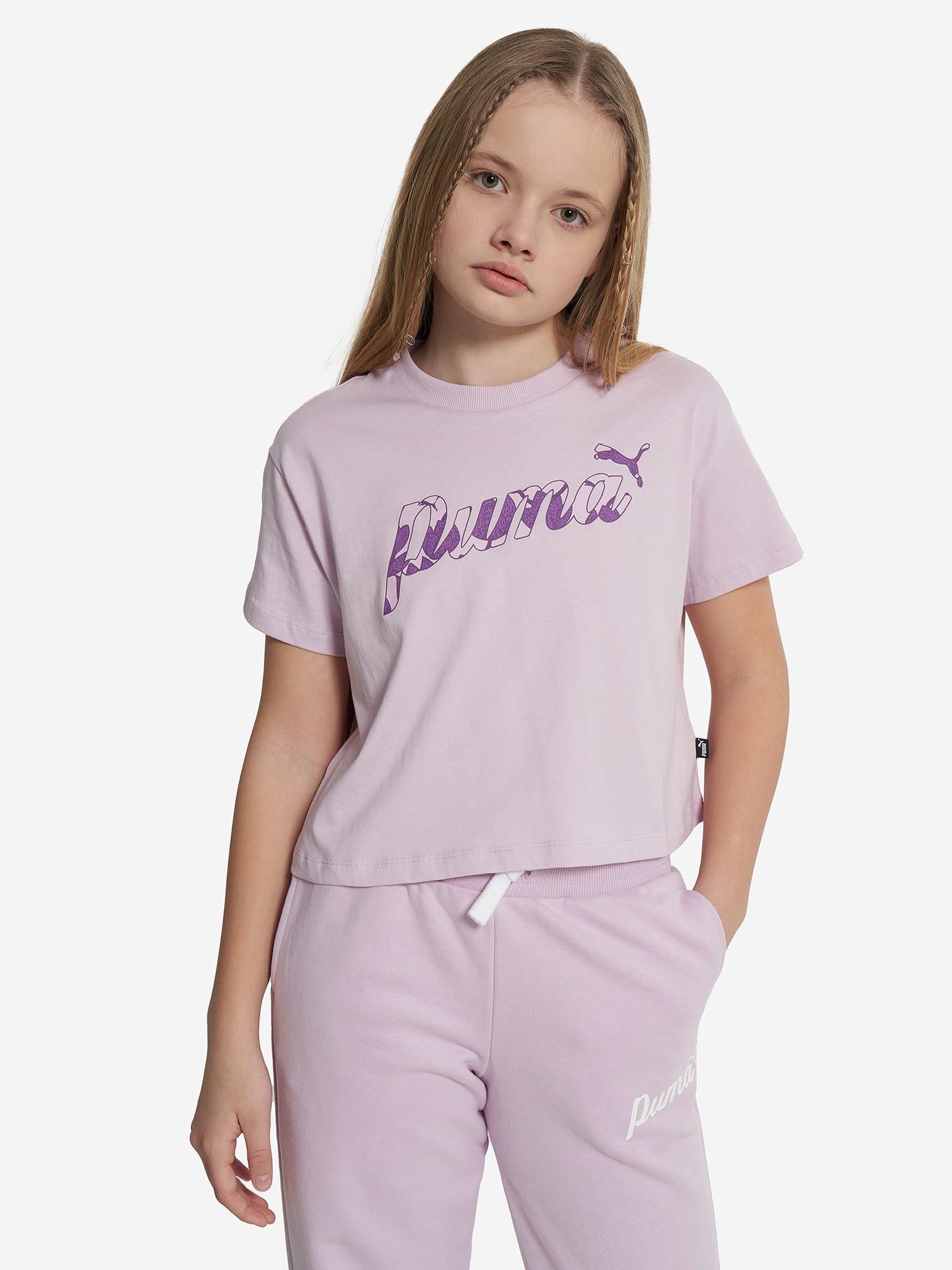 

Футболка для девочек PUMA Ess, Розовый