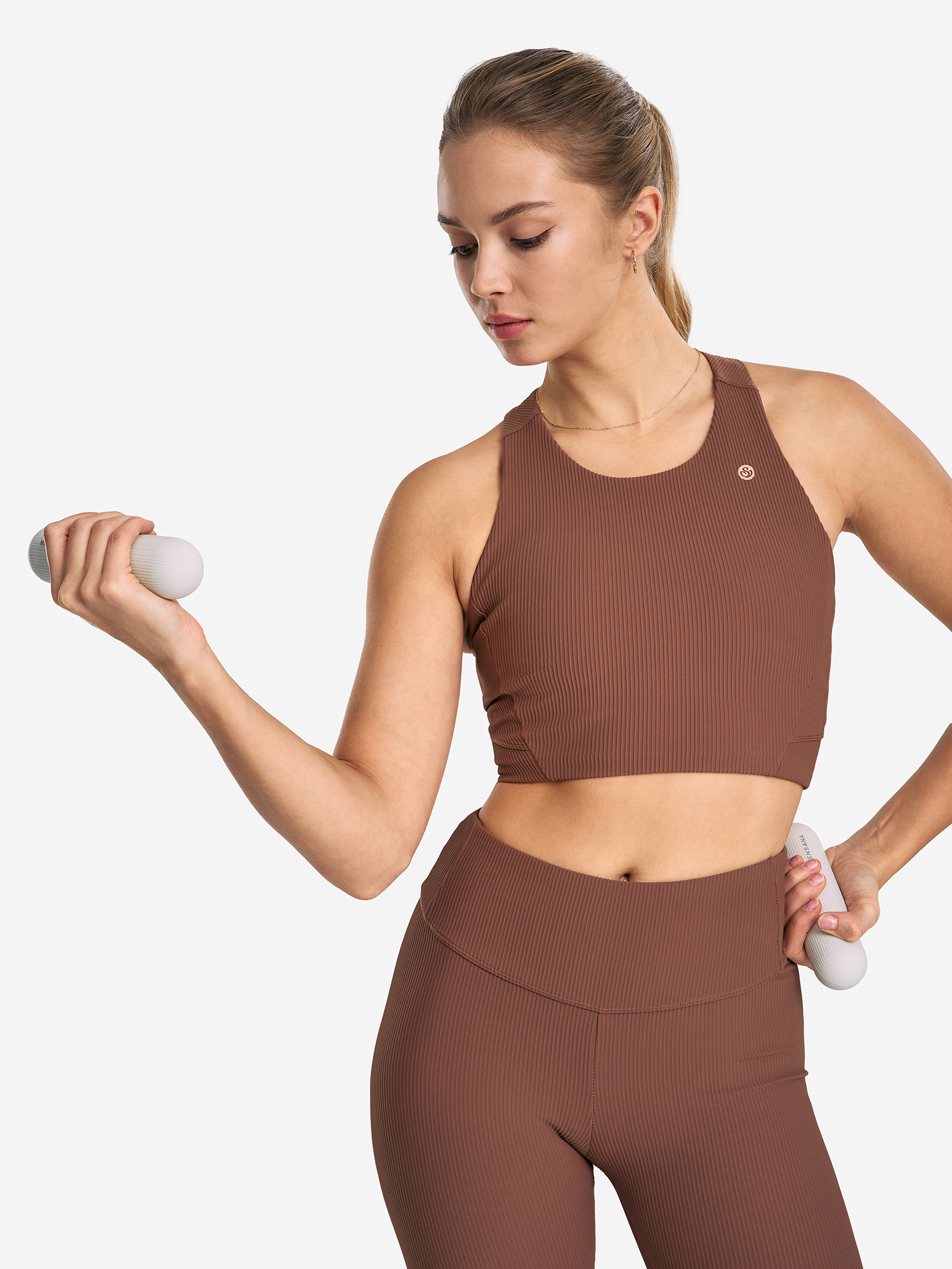 

Топ бра спортивный Sensana IconicShape, Коричневый