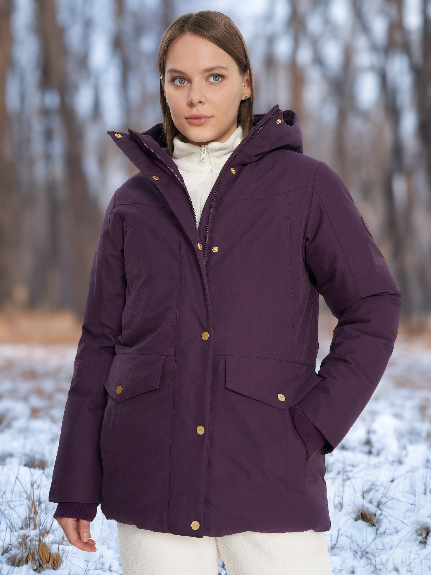 Пуховик женский Cordillero Синий 10399₽