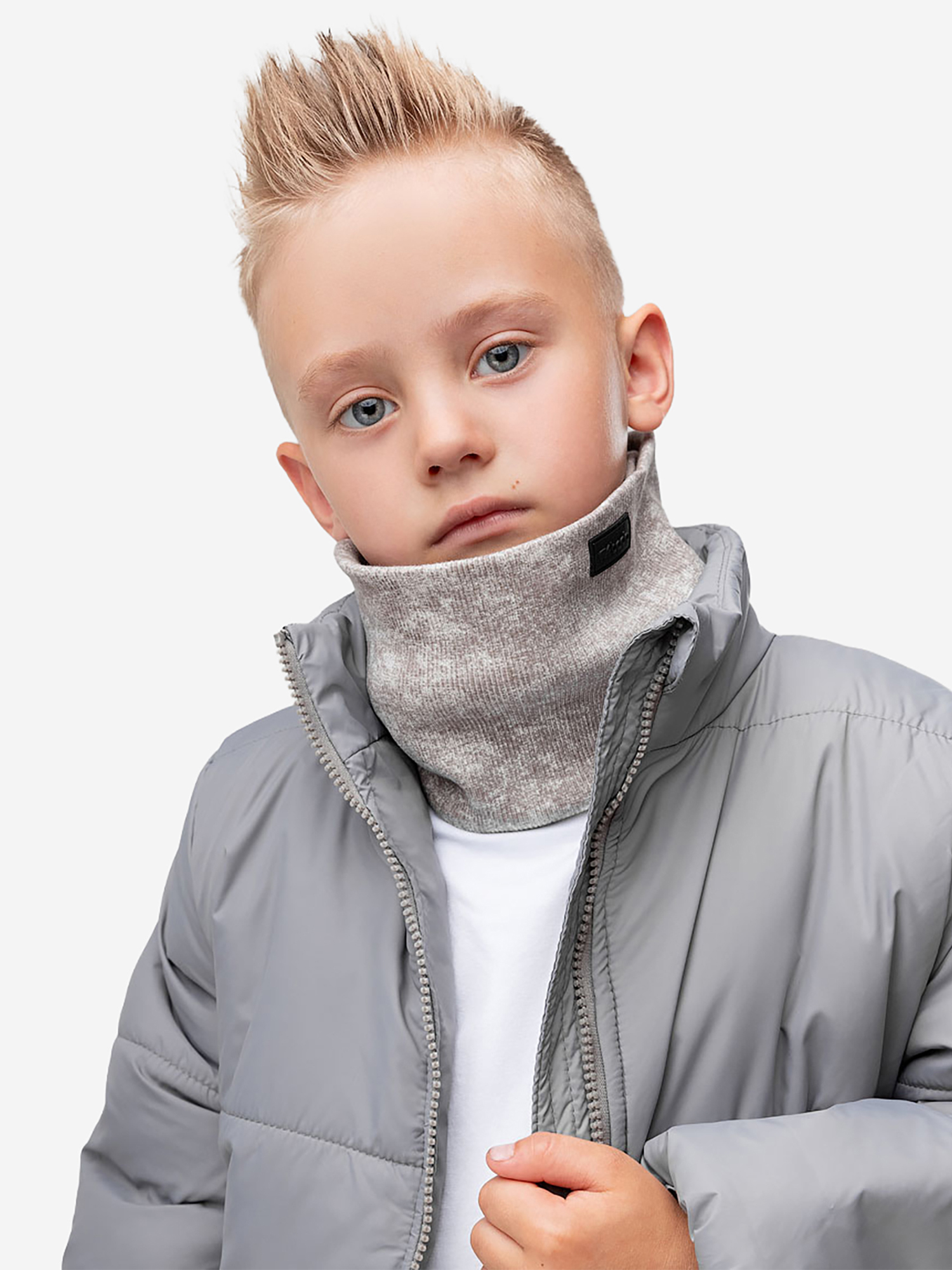 Изображение товара Шарф (Снуд) bodo, Серо-бежевый