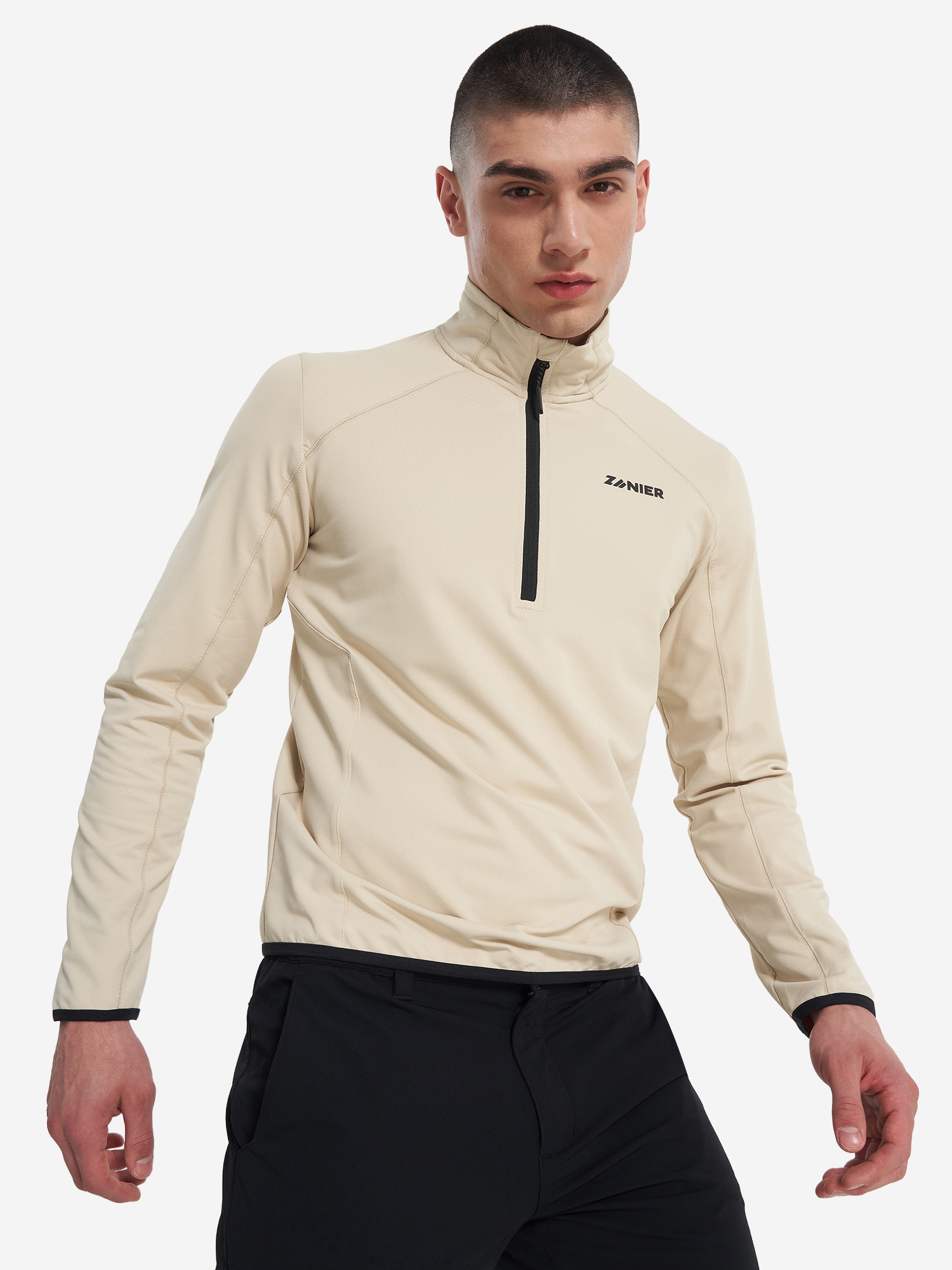 Джемпер флисовый, бежевый, арт. 137479z08-01