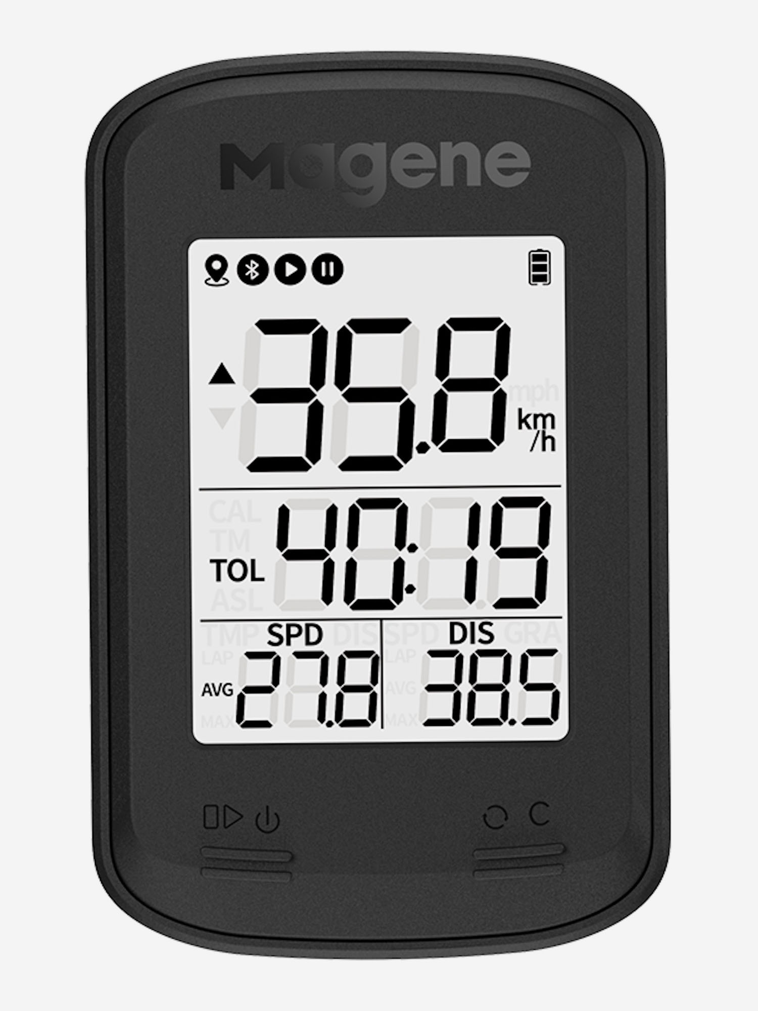 

Беспроводной GPS велокомпьютер Magene C206 Pro, Черный