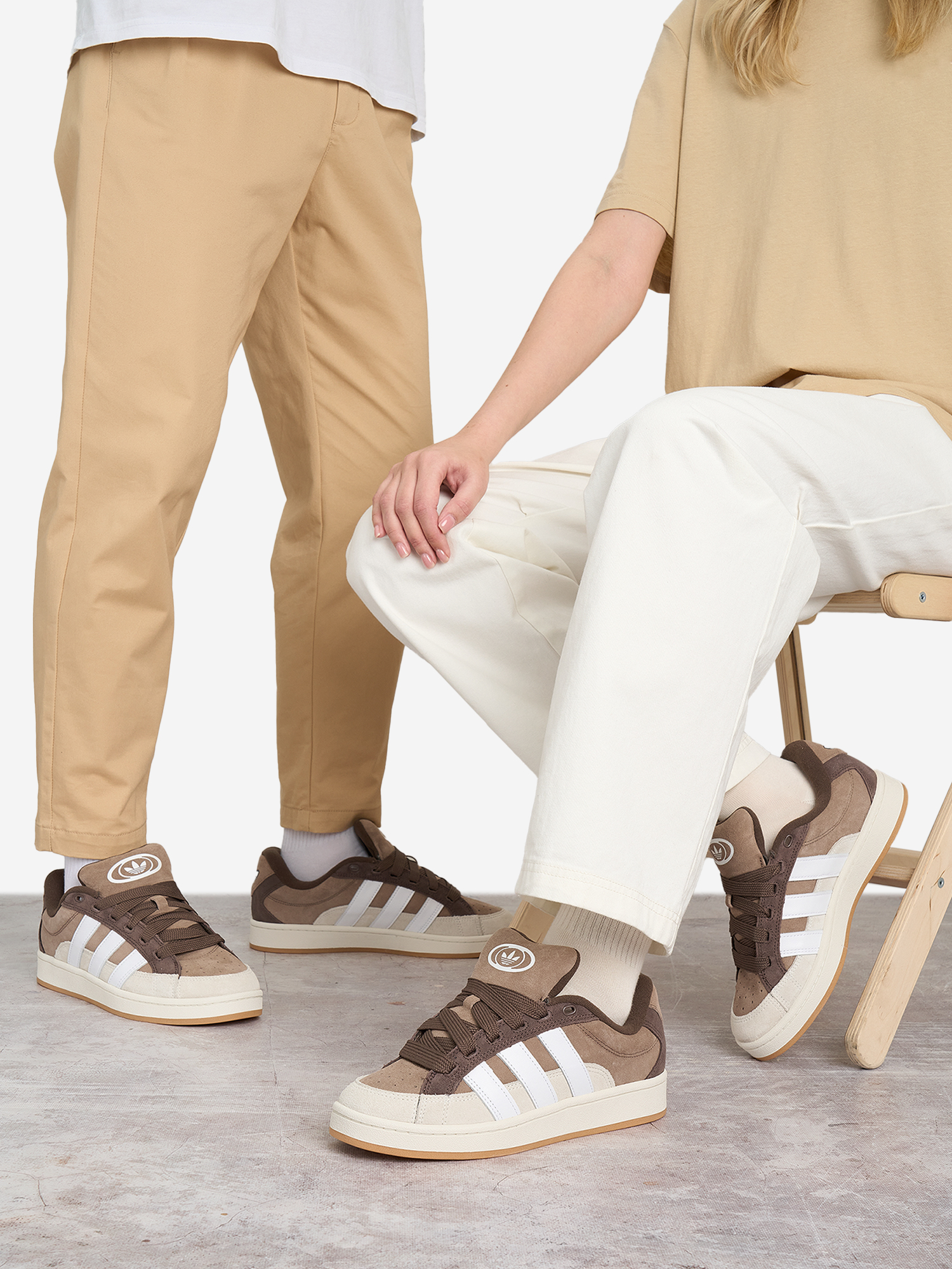 

Кеды adidas Campus 00 S, Коричневый