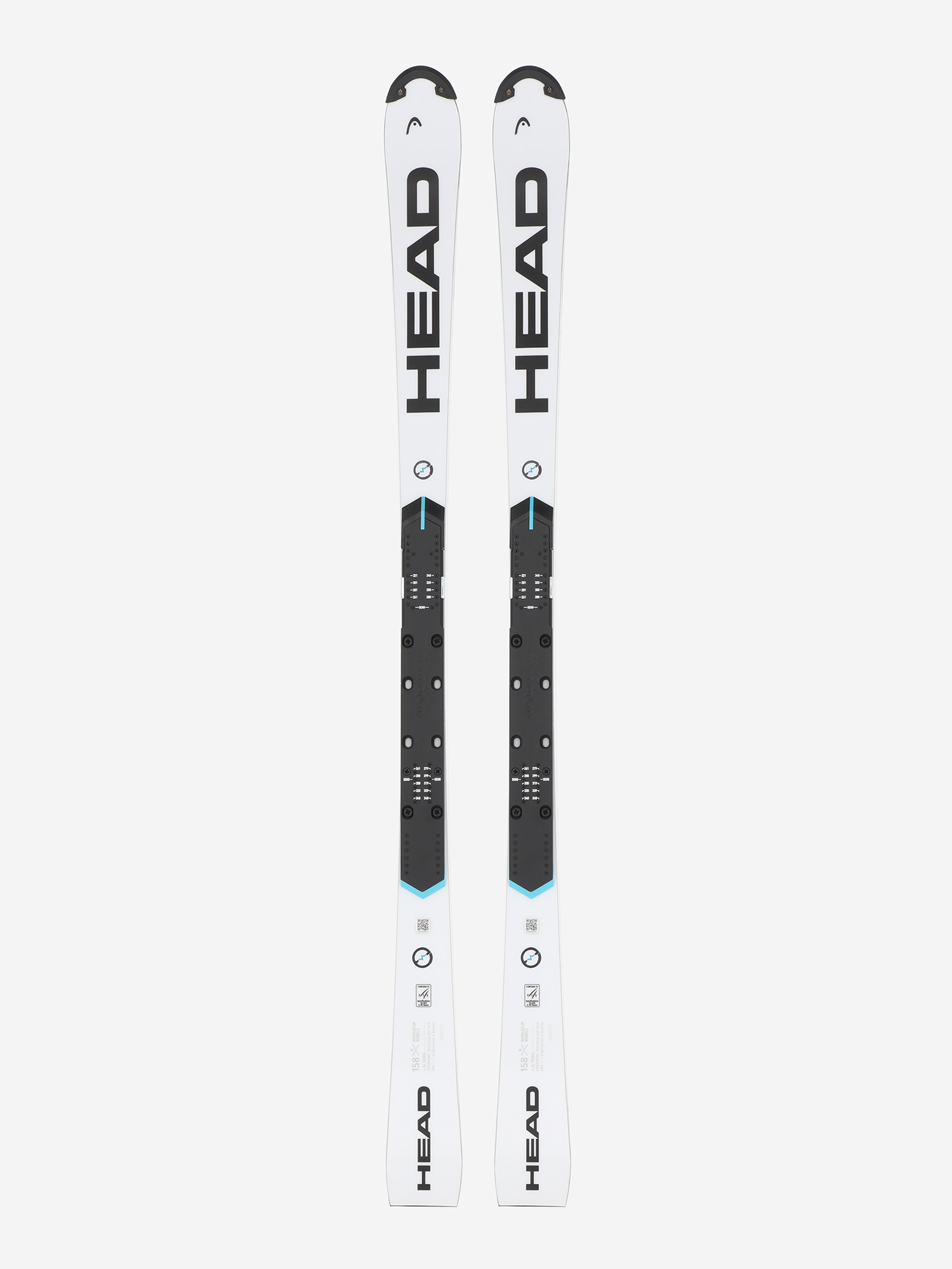 

Горные лыжи Head WCR e-SL Rebel FIS + крепления Freeflex ST 14, Белый