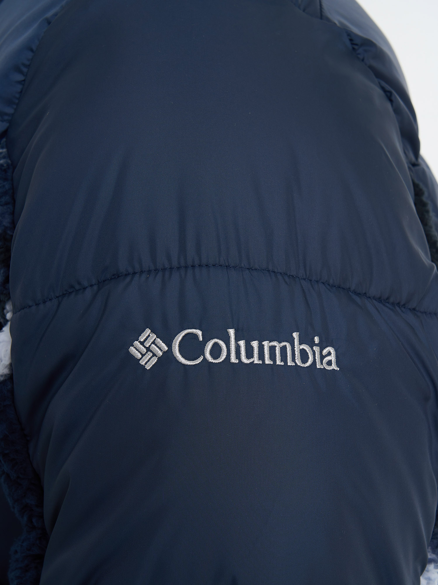 Куртка утепленная женская Columbia Leadbetter Point II Print Sherpa Hybrid, Синий 2093101CLB-464, размер 48 - фото 8