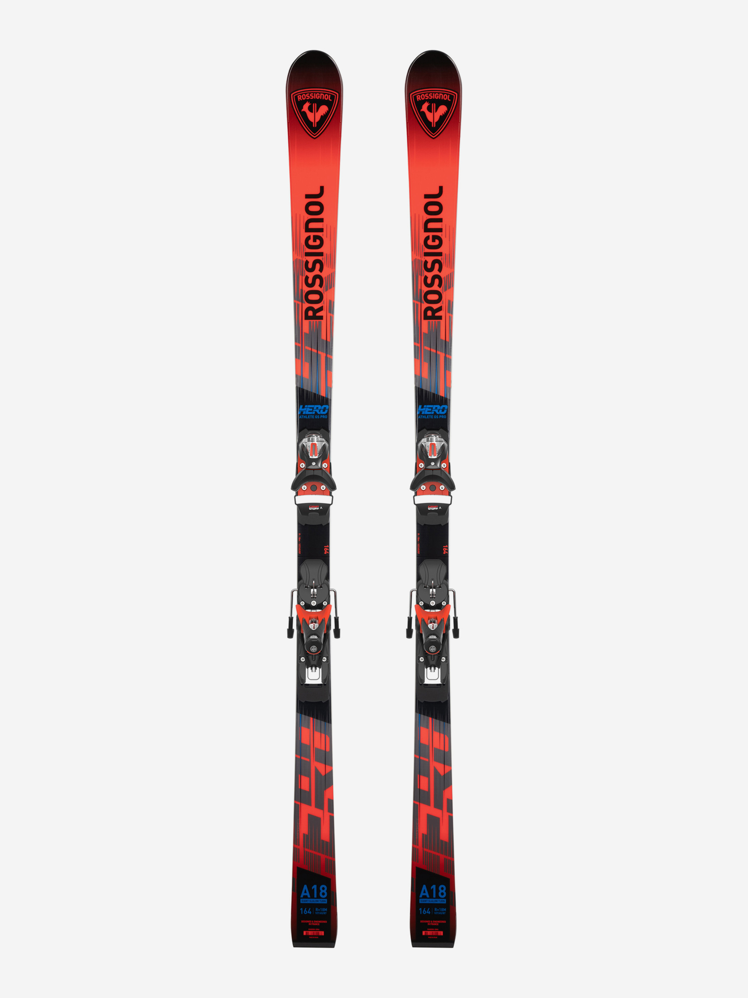 

Горные лыжи детские Rossignol Hero GS Pro + крепления K NX7, Красный