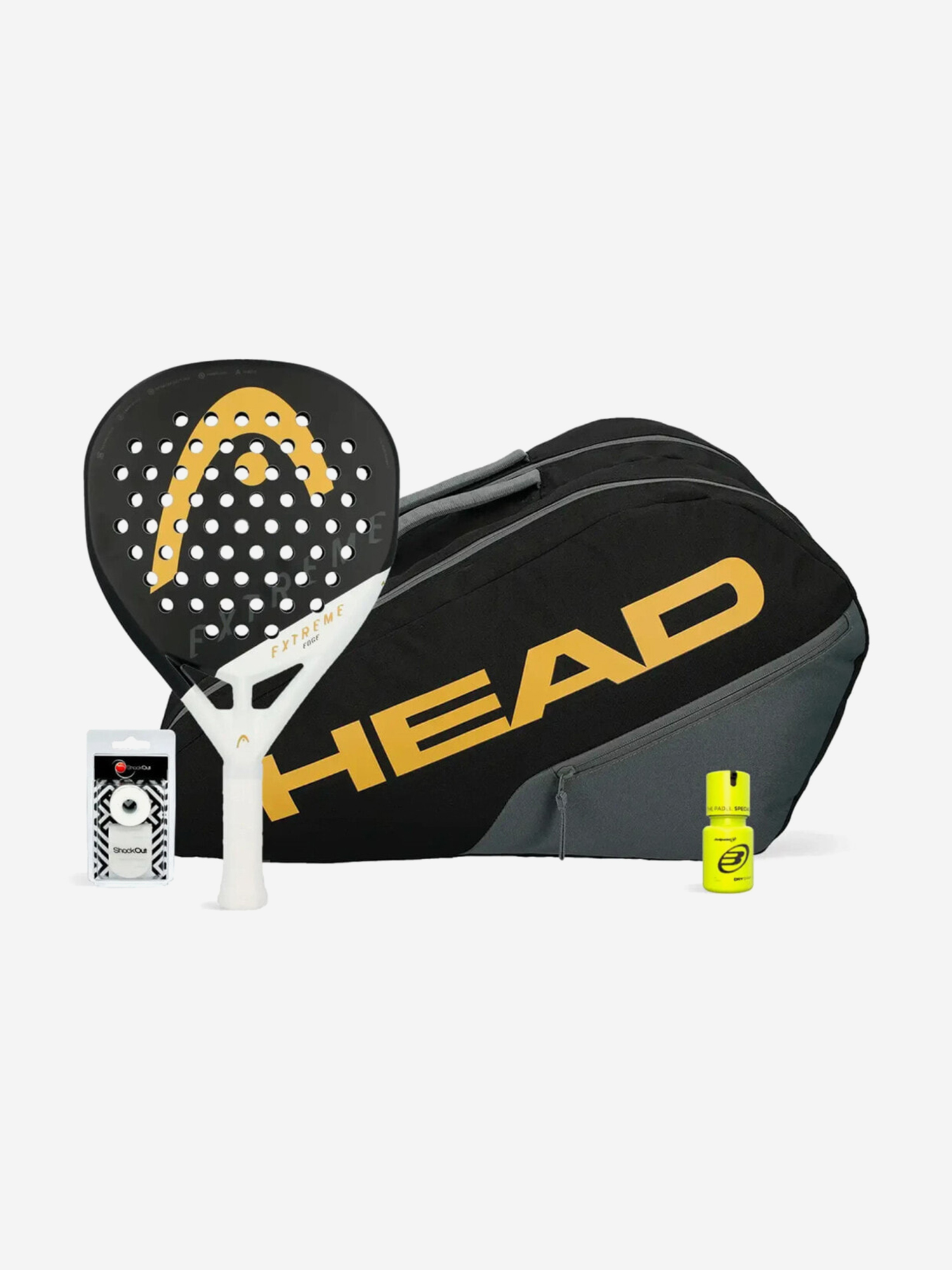 Изображение товара Комплект ракетки для падела Head Extreme Edge Black с сумкой и аксессуарами