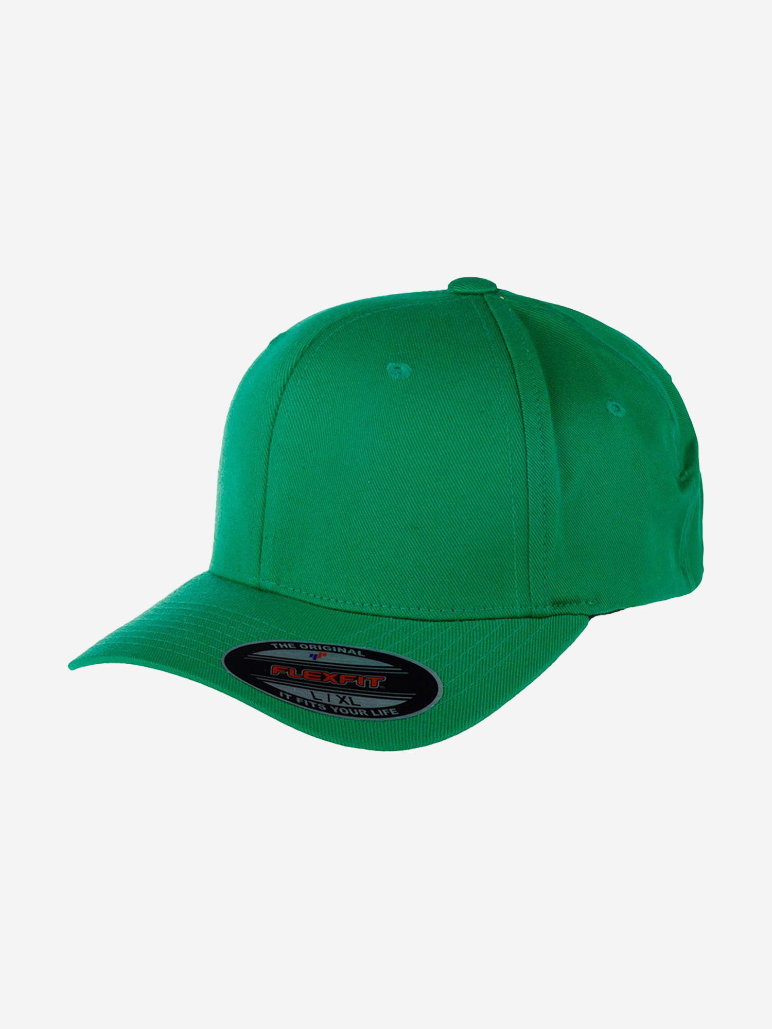Бейсболка FLEXFIT 6277 (зеленый), Зеленый