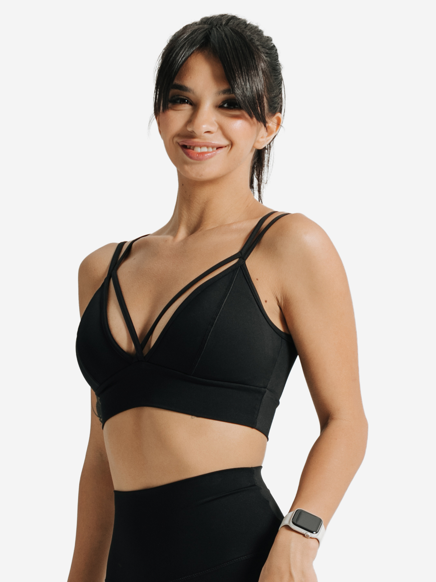 

Топ спортивный женский Forstrong Light bra, Черный