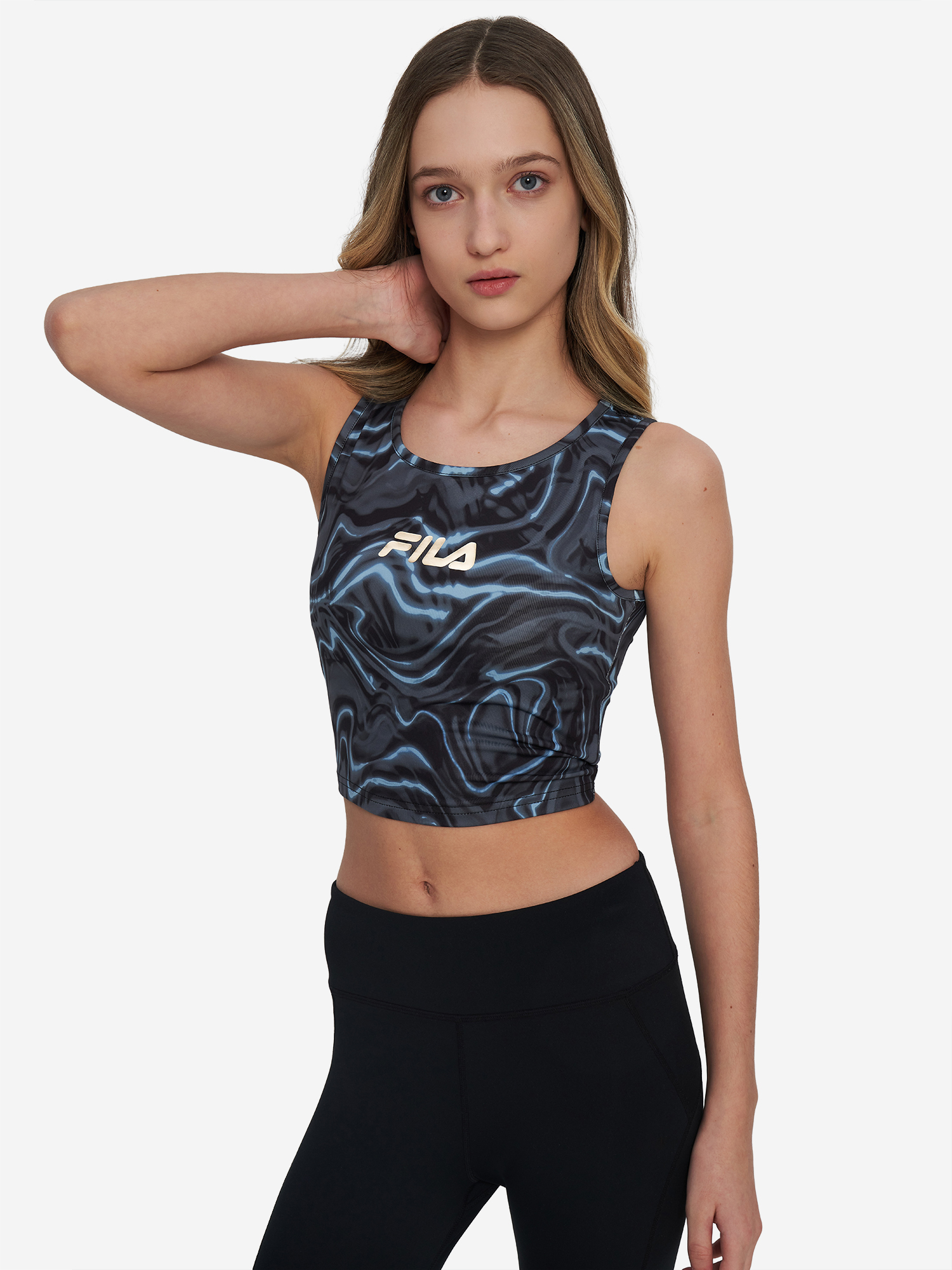 Майка FILA для девочек, черный, арт. 142133FLA-B2