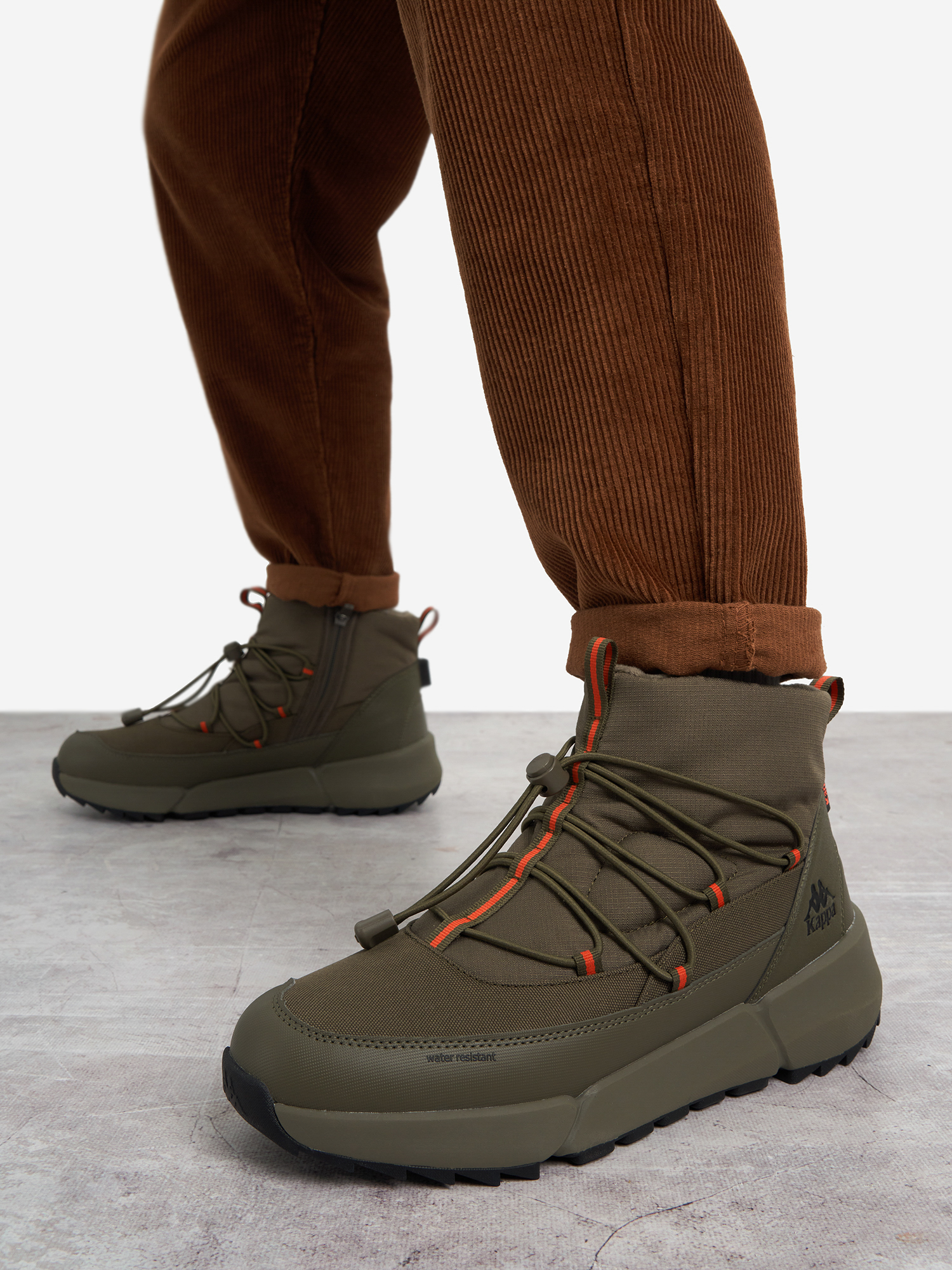 Ботинки утепленные мужские Kappa Seicento Puffy, коричневый, арт. 135789kap-y3