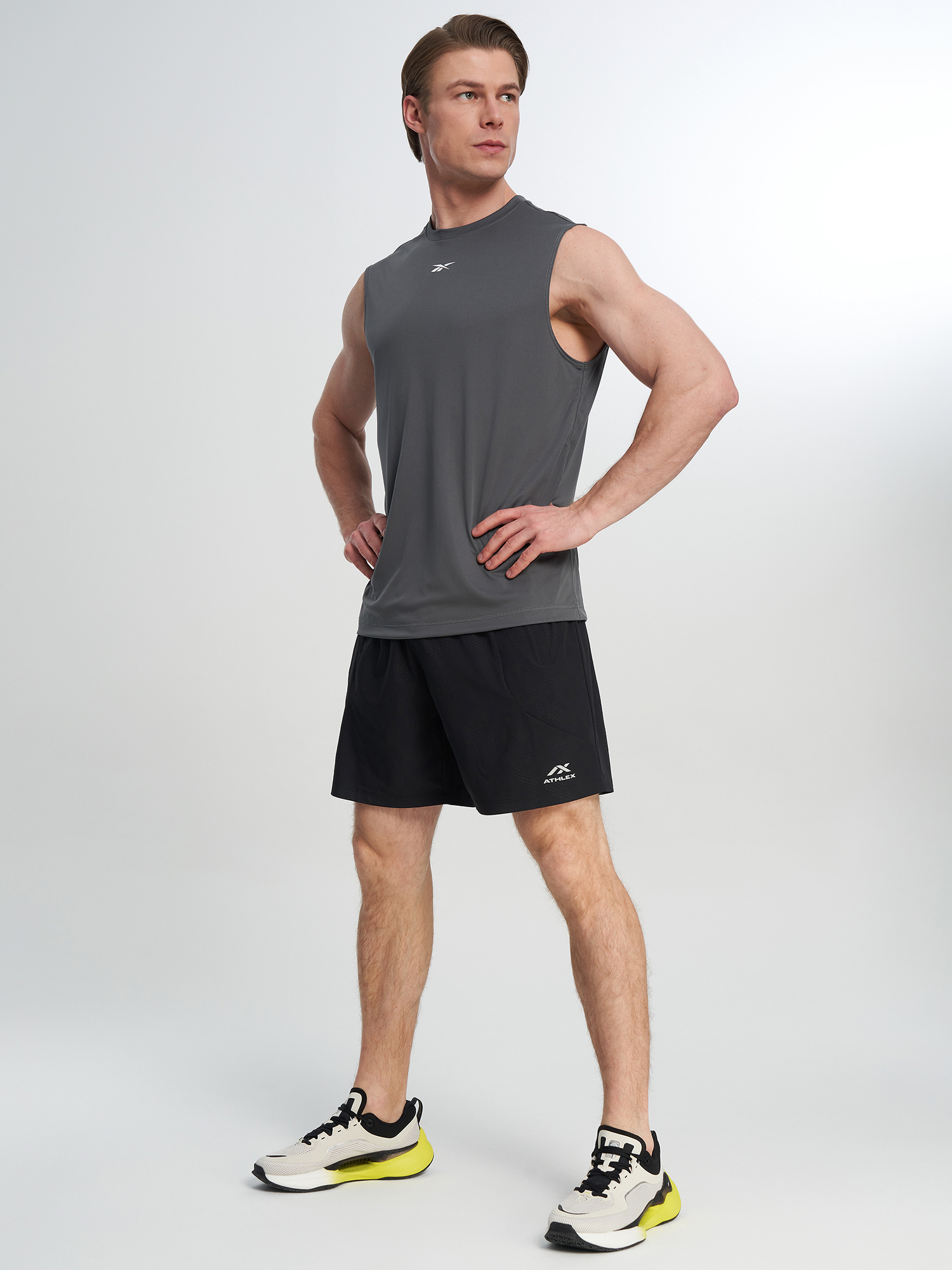Майка мужская Reebok, Серый 4