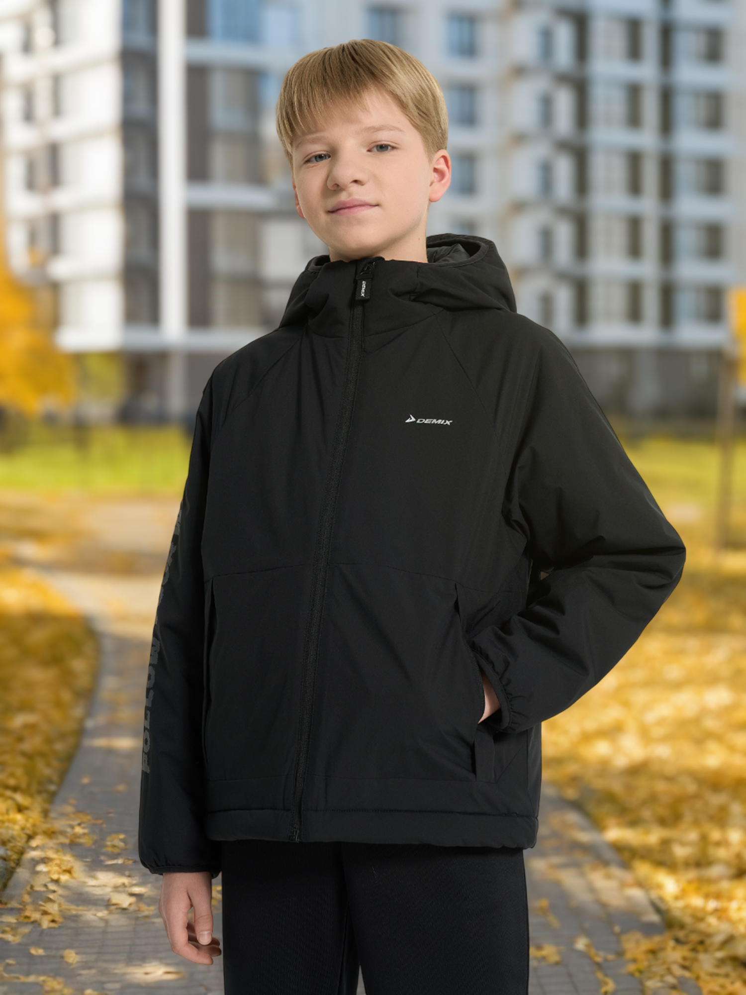 

Куртка утепленная для мальчиков Demix, Черный