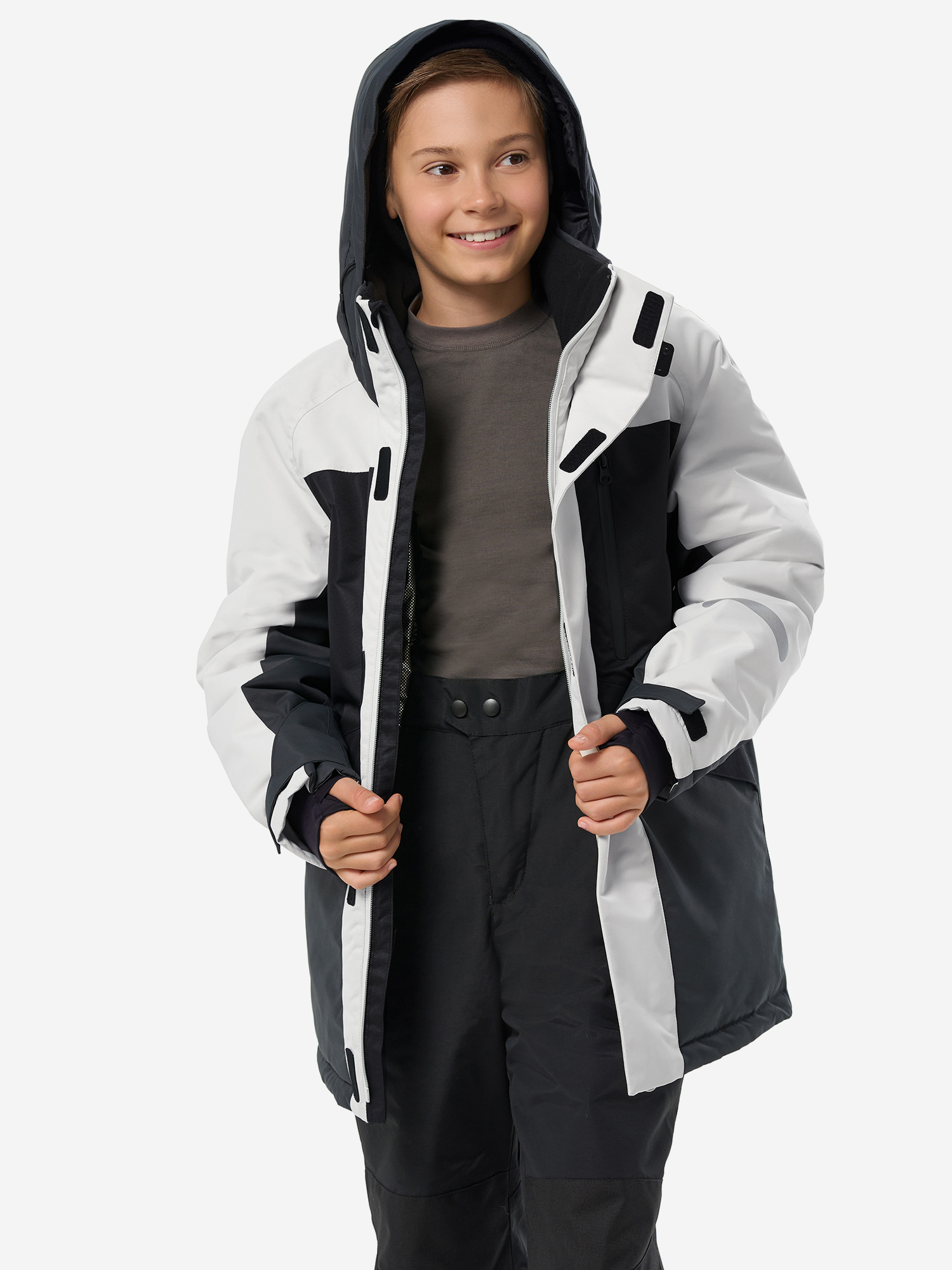 

Куртка утепленная для мальчиков Oldos!, Серый