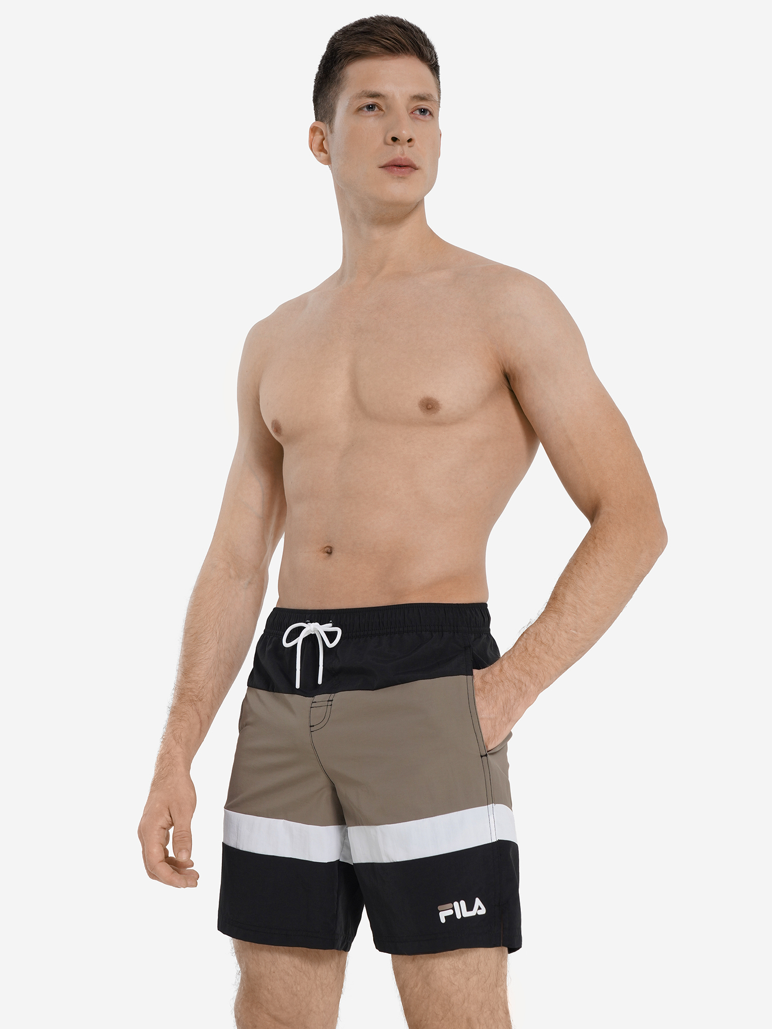 Изображение товара Мужские плавательные шорты FILA, быстрые высыхания, регулировка шнурком