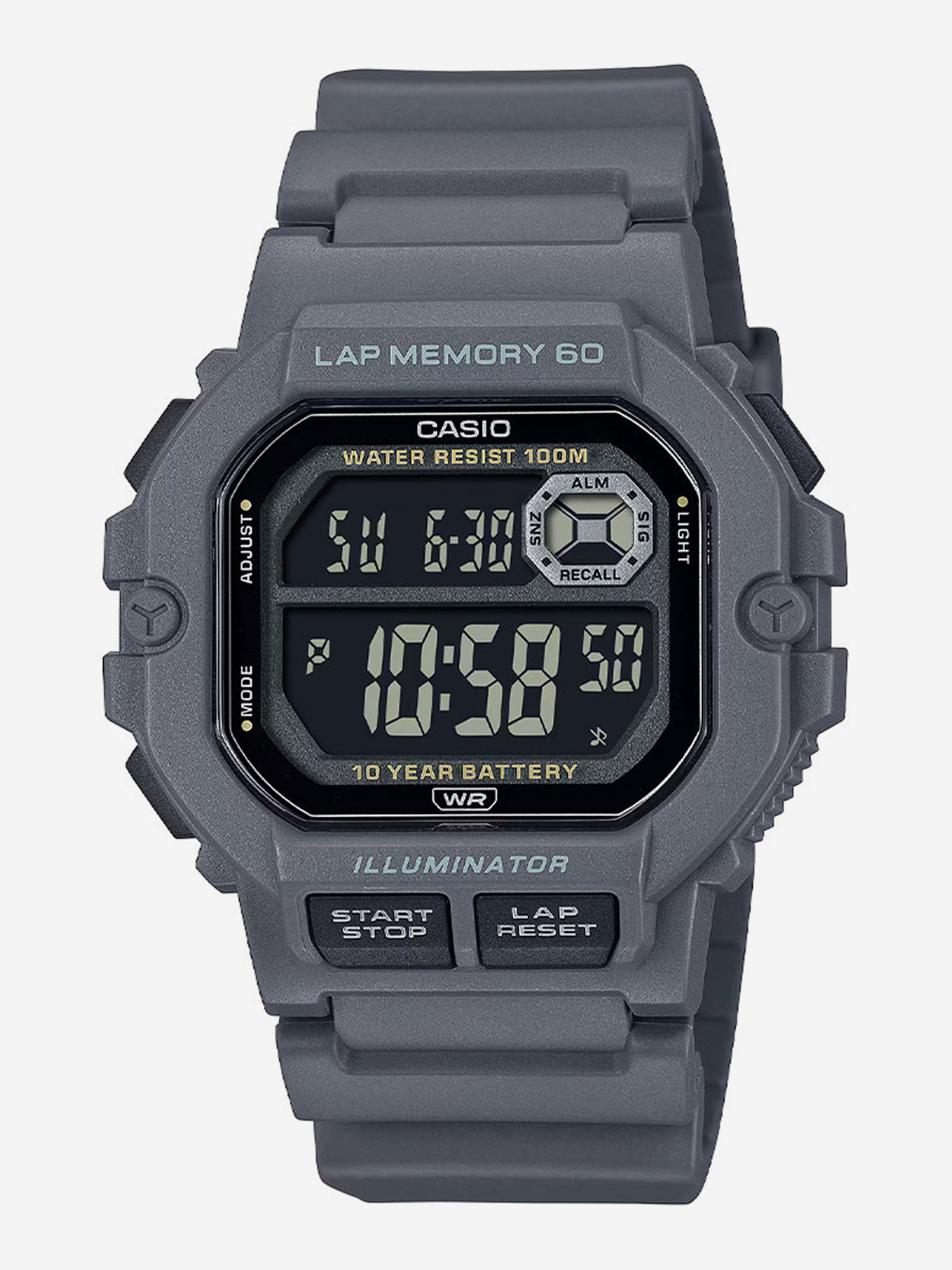 

Наручные часы Casio Collection WS-1400H-8B, Серый