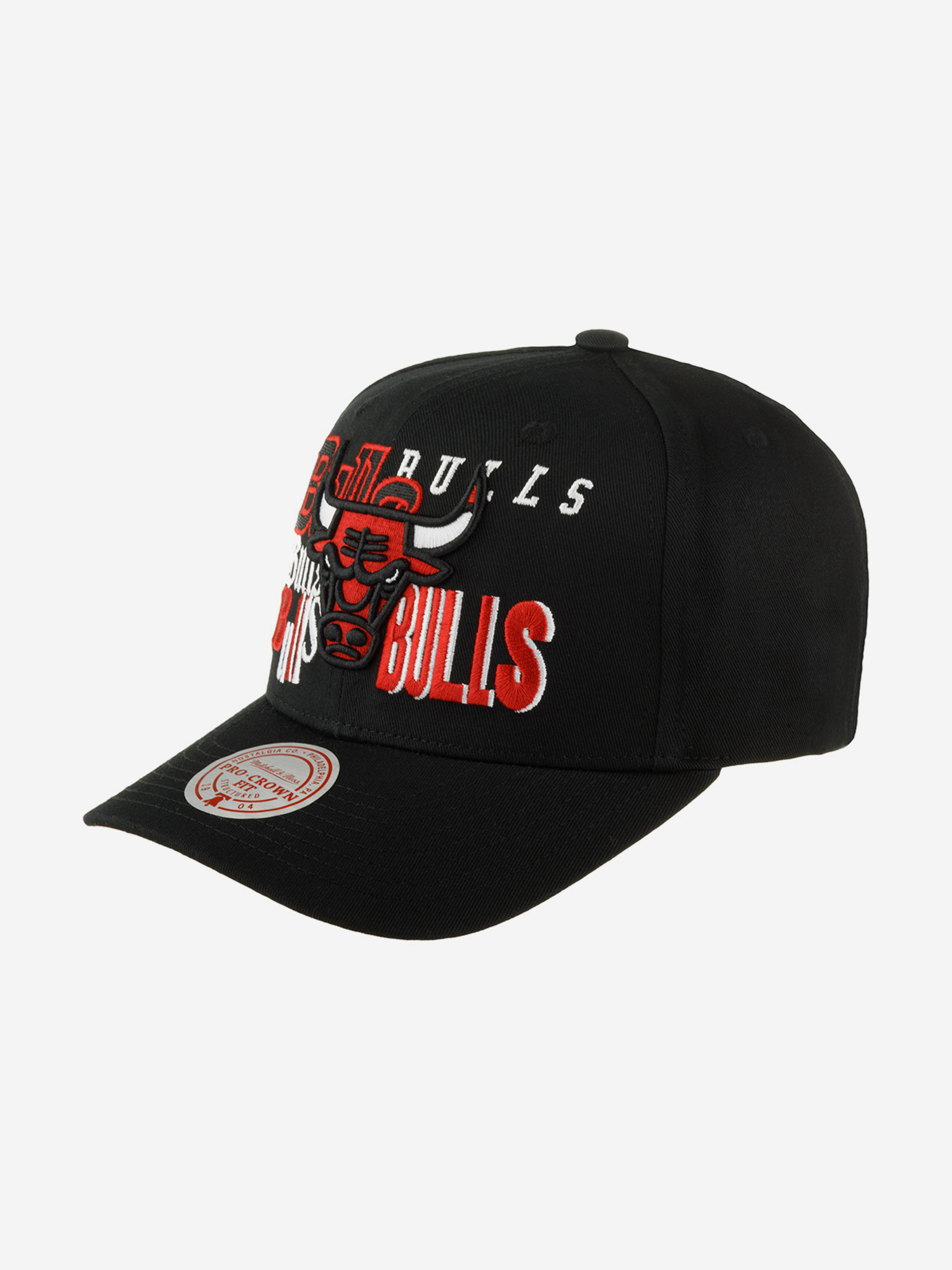 Изображение товара Бейсболка MITCHELL NESS Chicago Bulls из 100% хлопка унисекс всесезонный стильный аксессуар