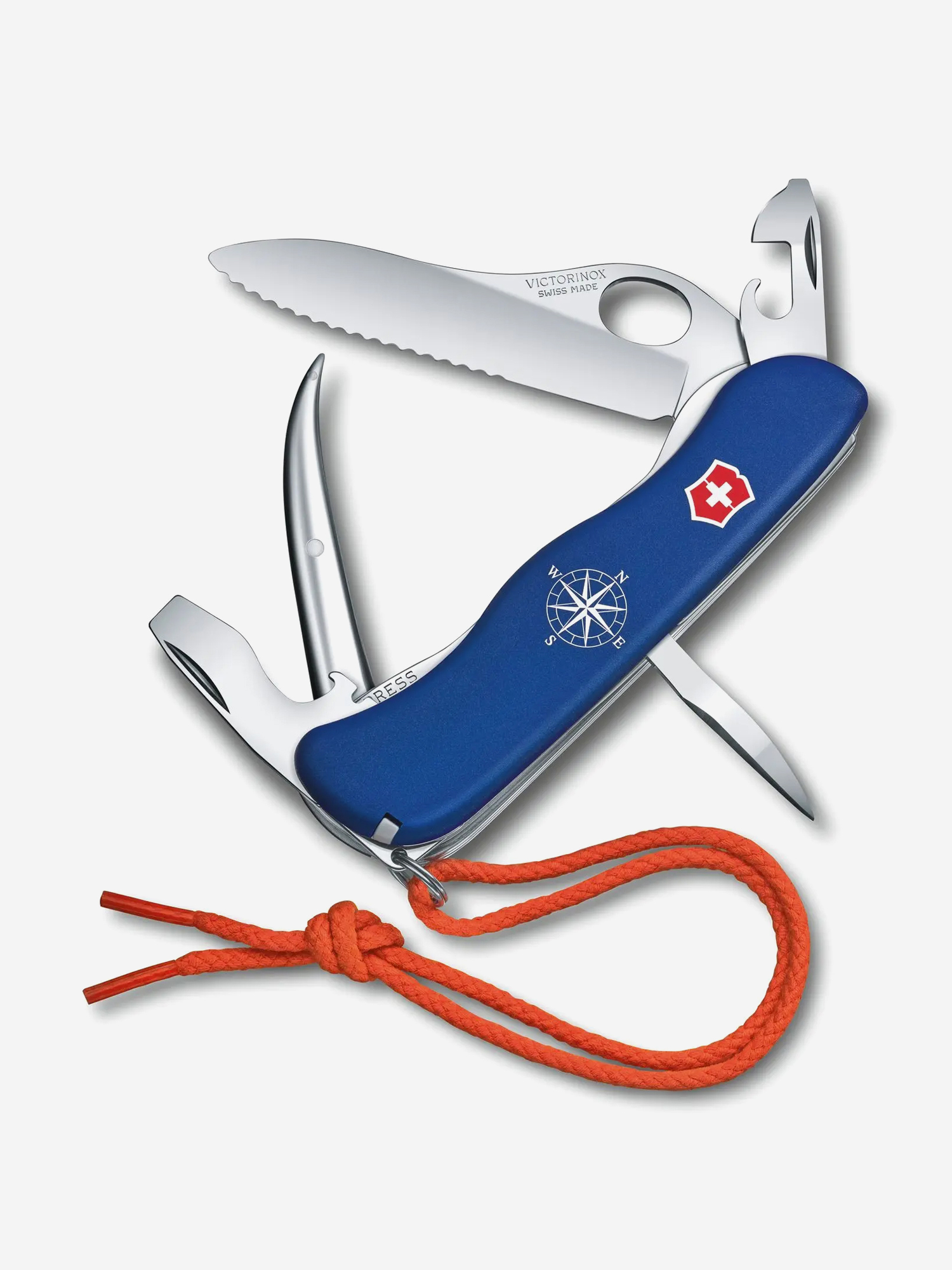 

Нож складной Victorinox Skipper Pro, 111 мм, 12 функций, Синий