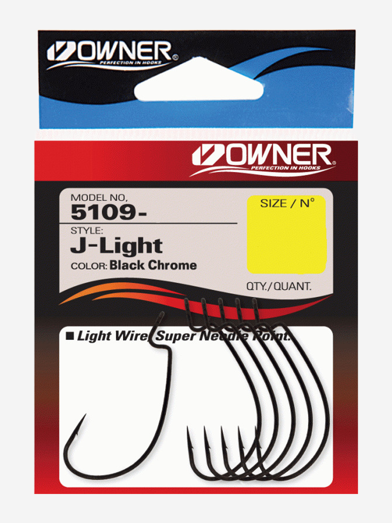 Изображение товара Крючок OWNER J Light Worm Hook BC №4 для хищной рыбалки Изображение товара Крючок OWNER J Light Worm Hook BC №4 для хищной рыбалки