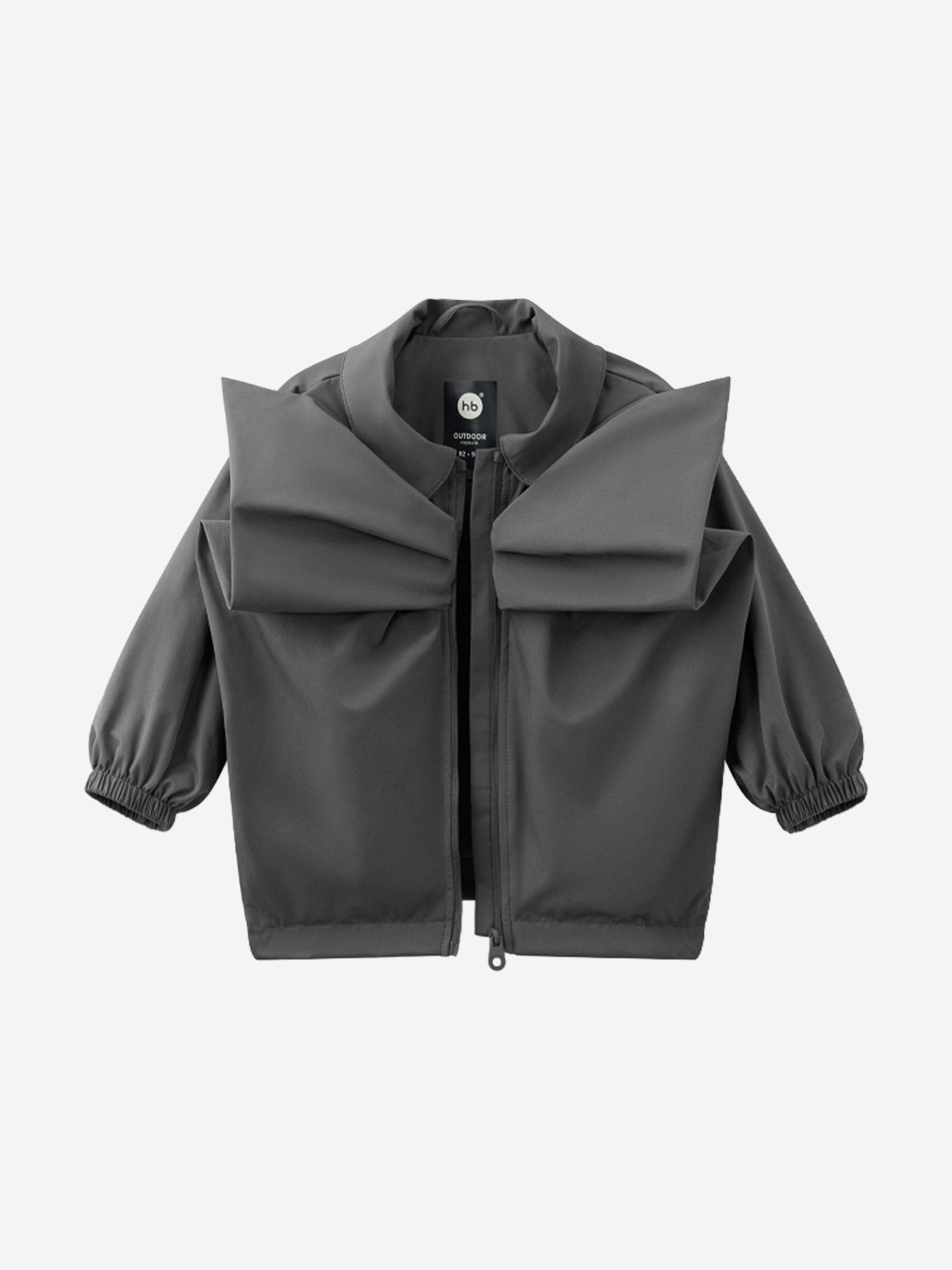 Изображение товара Детская ветровка серого цвета - демисезонная, без утеплителя