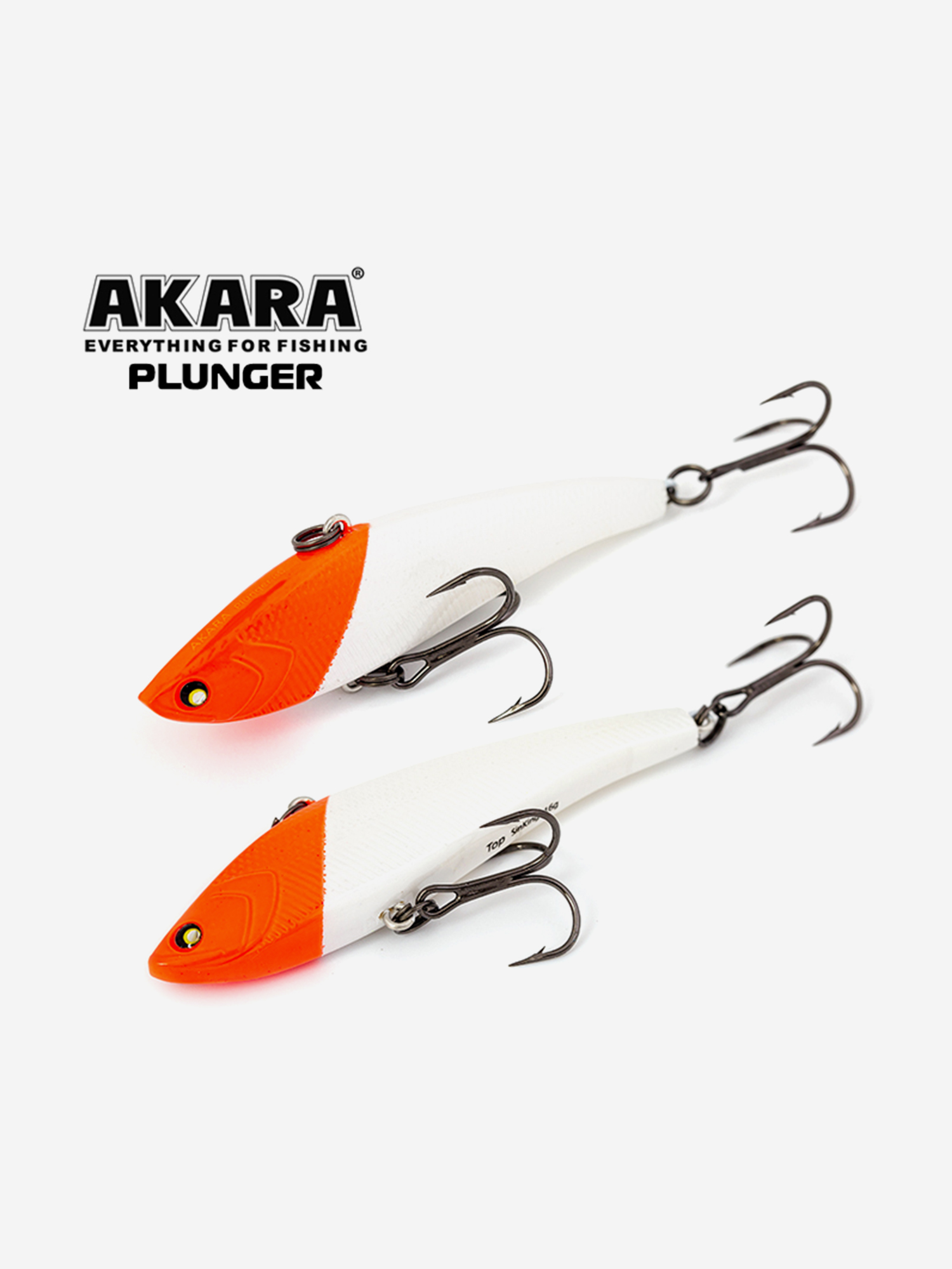 Изображение товара Воблер ратлин Akara Plunger 80мм 16г A1 виб зимний на щуку, судака