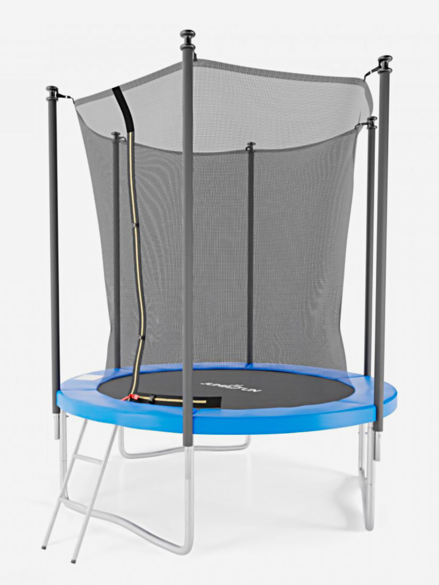 

Батут с защитной сеткой DFC JUMP4FUN 6 ft синий с лестницей, Синий